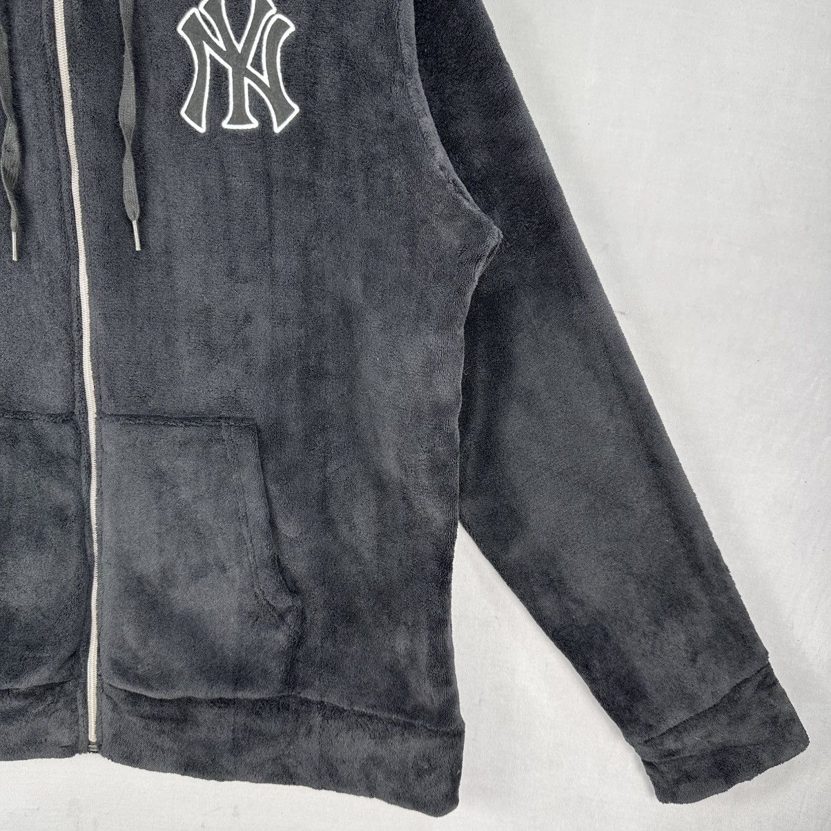 MLB Vintage MLB New York Fleece Zipper Sweater Hoodie Size US XXL / EU 58 / 5 - 3 Thumbnail