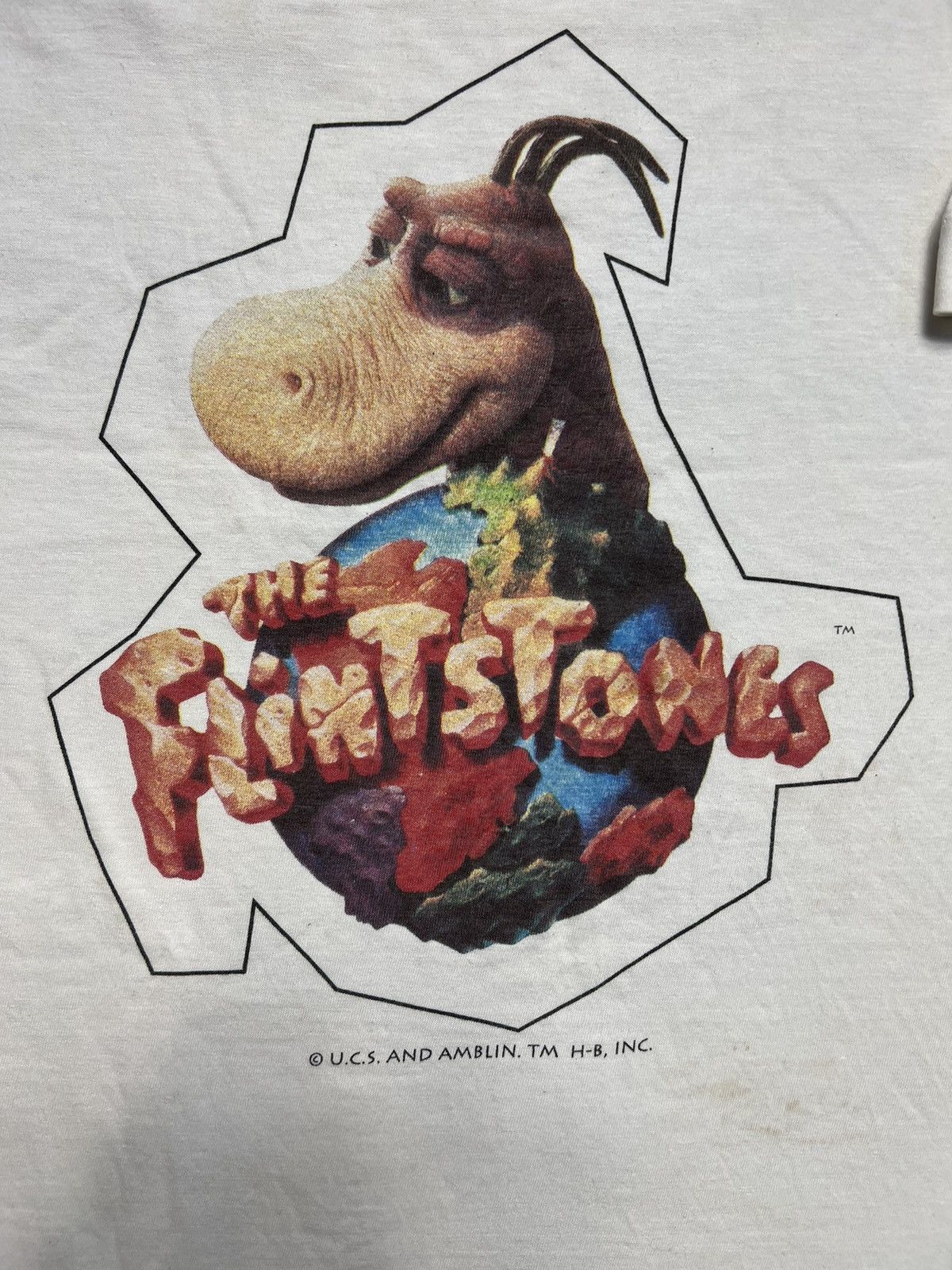 Vintage Tshirt The Flintstones Vintage 90’s Koszulka Single Stitch Size US XL / EU 56 / 4 - 3 Thumbnail