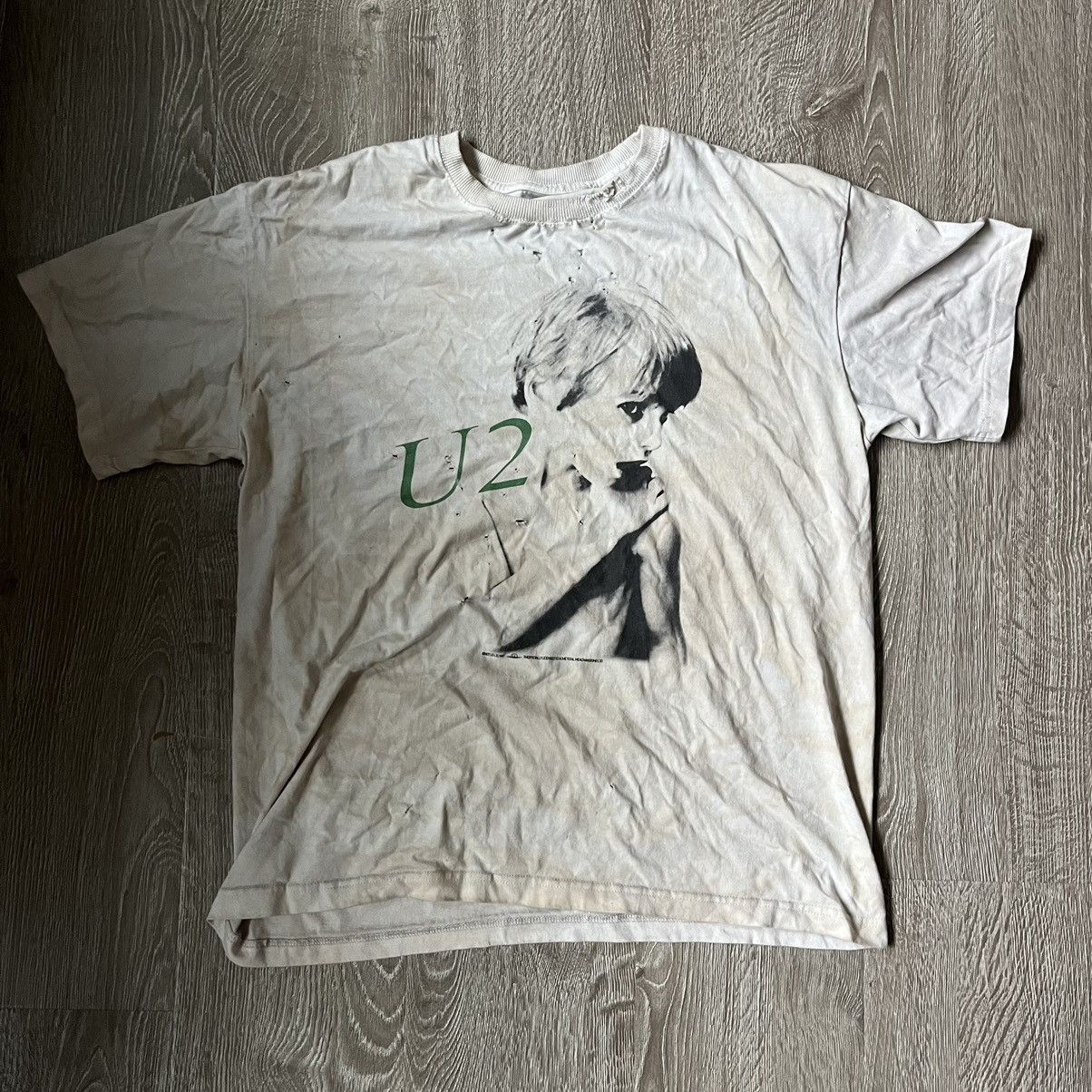 image of Archival Clothing x Band Tees Vintage 1987 U2 Merch Eu in White, Men's (Size Large)