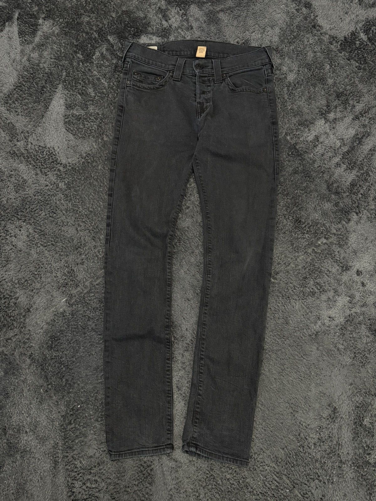 True Religion True Religion Made in USA Black Slim Jeans Rocco Size US 30 / EU 46 - 3 Thumbnail