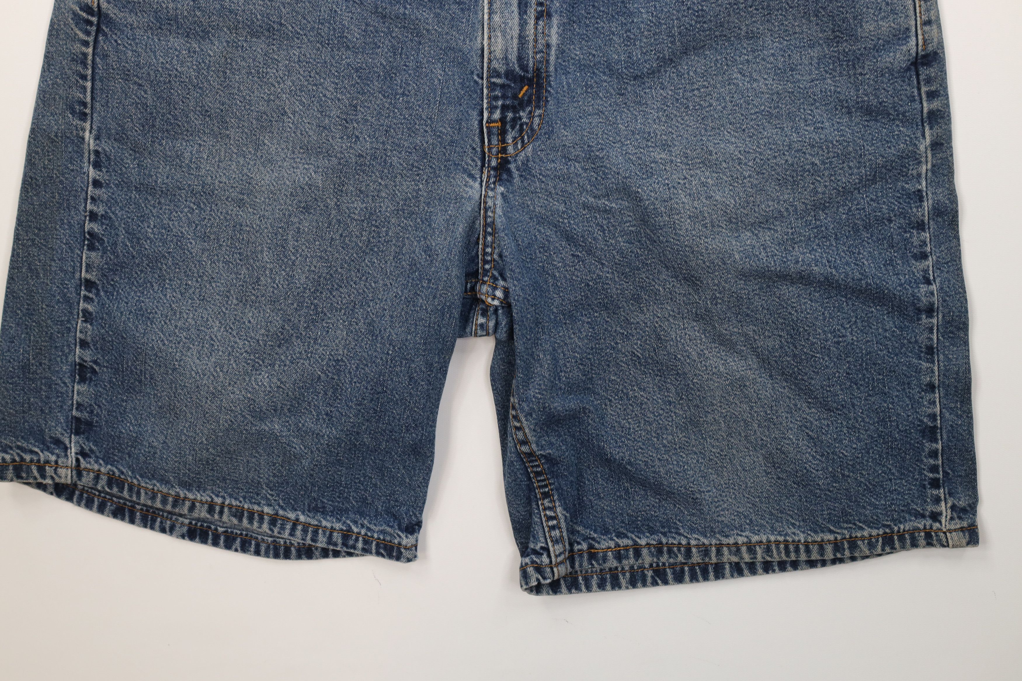 Levi's Vintage 90s Levis 550 Fit Denim Jean Shorts Blue Size US 36 / EU 52 - 4 Thumbnail