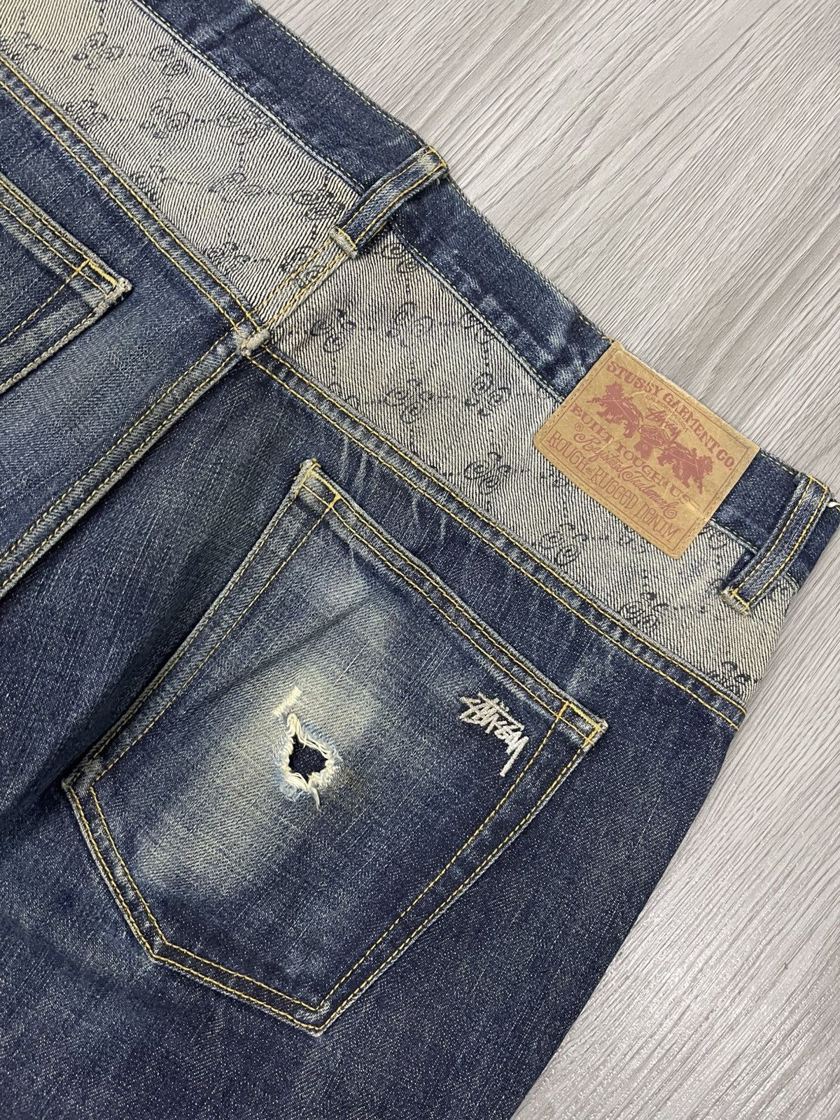 Stussy Stussy ripped denim Size US 32 / EU 48 - 9 Thumbnail
