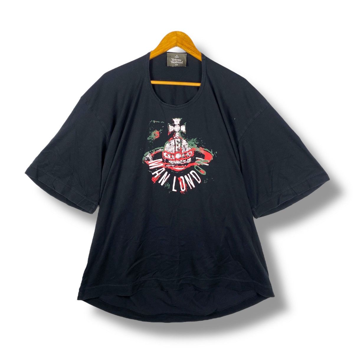 Vivienne Westwood VIVIENNE WESTWOOD Man London Globe Graphic Tee Shirt Size US XXL / EU 58 / 5 - 1 Thumbnail