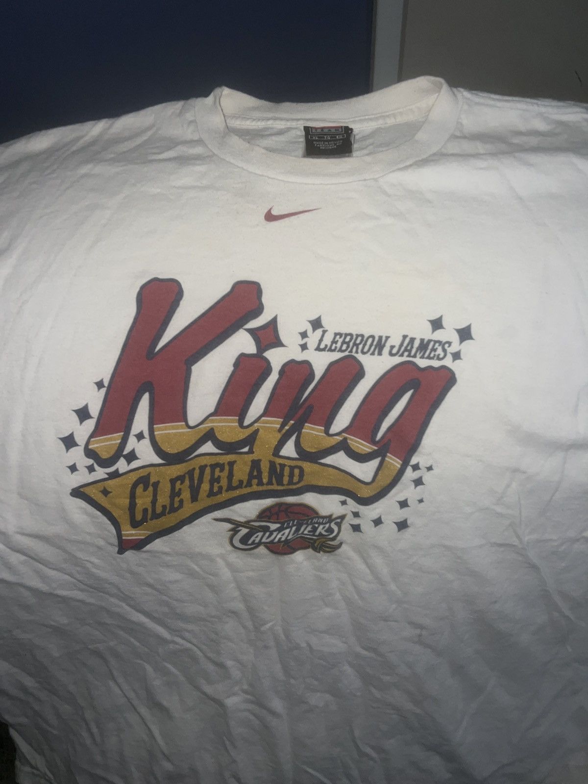 Nike Nike Team Cavaliers LeBron James King Cleveland Tee Size US XL / EU 56 / 4 - 3 Thumbnail
