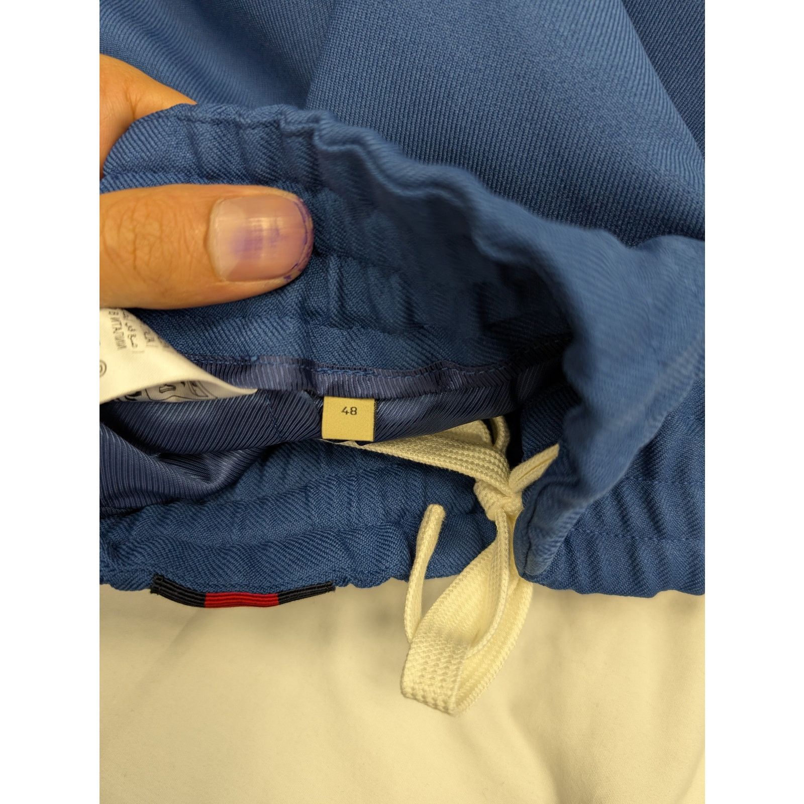 Gucci o1rshd1 Casual Pants With Stripe Blue/Red Logo in Blue Size US 32 / EU 48 - 12 Thumbnail