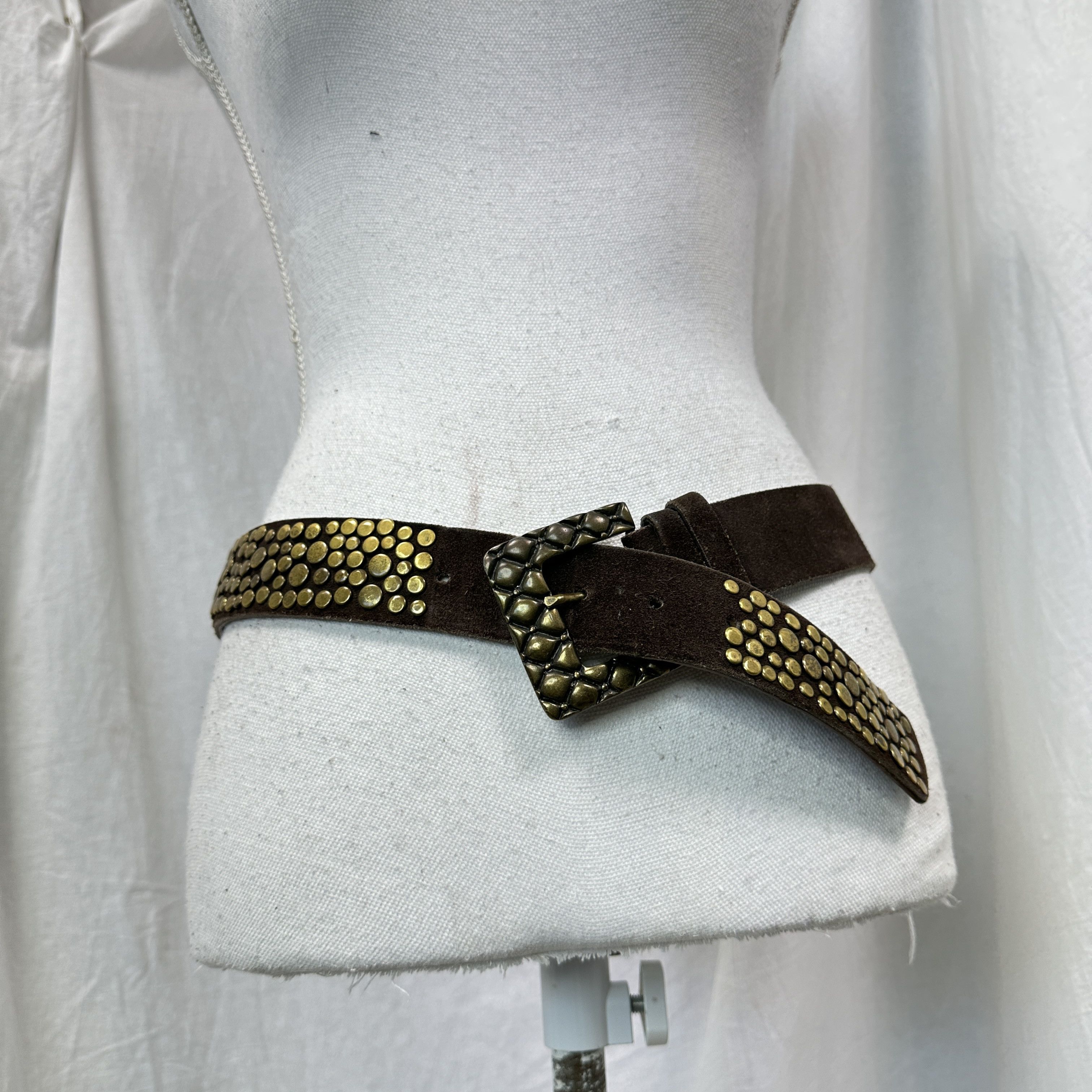 Vintage Vintage Avant Garde Grunge Studded Belt Y2K Size ONE SIZE - 5 Thumbnail