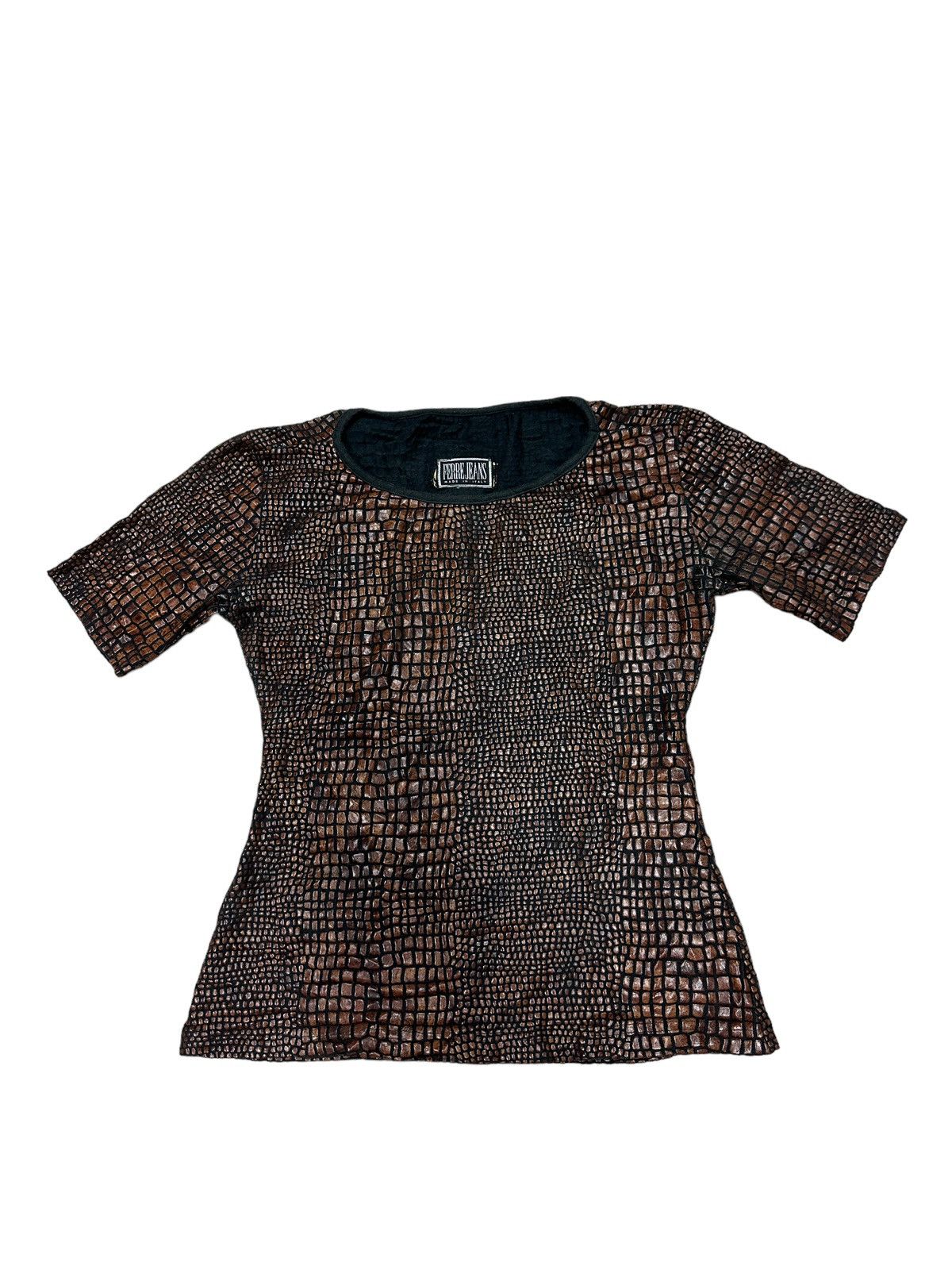 image of Ferrejeans Italy in Brown, Women's (Size 2XS)