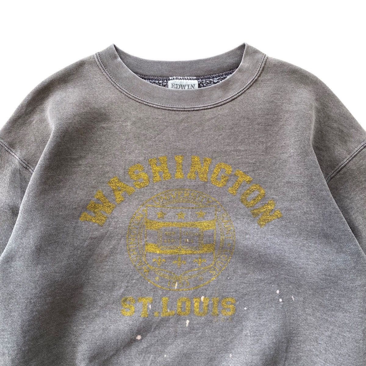 Edwin EDWIN Sunfaded Vintage Washington ST. Louis Sweatshirt Size US M / EU 48-50 / 2 - 2 Thumbnail