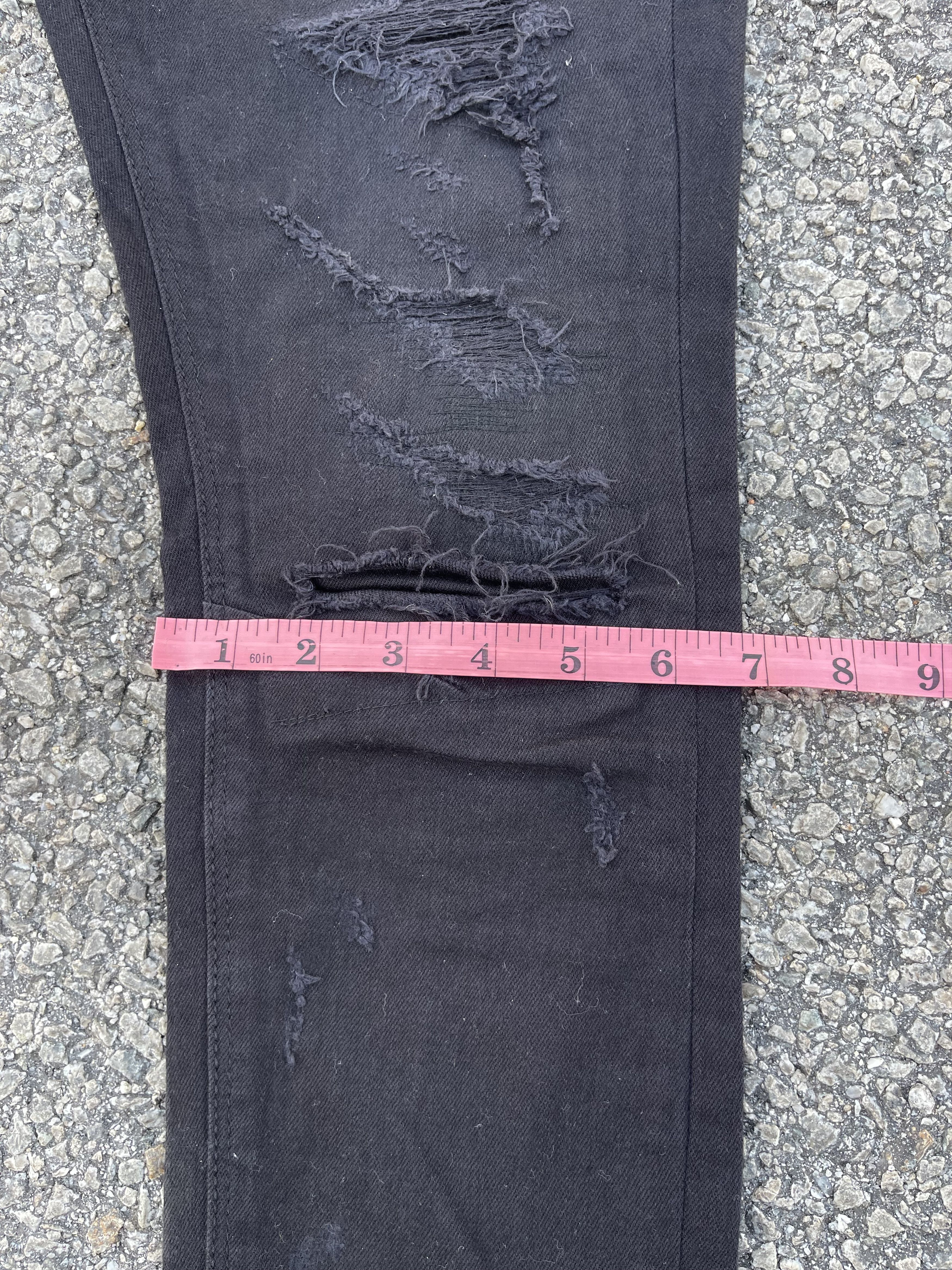 GOSTAR DE FUGA × If Six Was Nine × Le Grande Bleu (L.G.B.) Gostar de fuga Rip Off Distressed Travis Scott Size US 31 - 15 Thumbnail