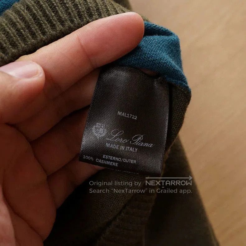 Loro Piana Loro Piana Round Neck Cashmere Sweater. Size US L / EU 52-54 / 3 - 9 Thumbnail