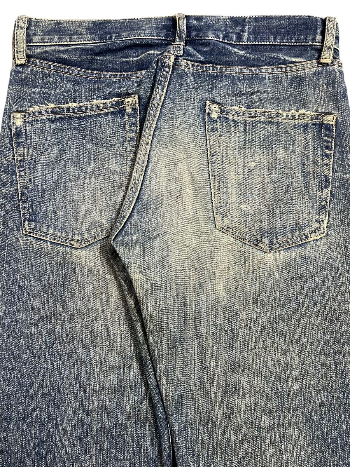 semanticdesign Vintage Japanese Brand Blue Faded Wash Distress Style Jeans Size US 30 / EU 46 - 6 Thumbnail