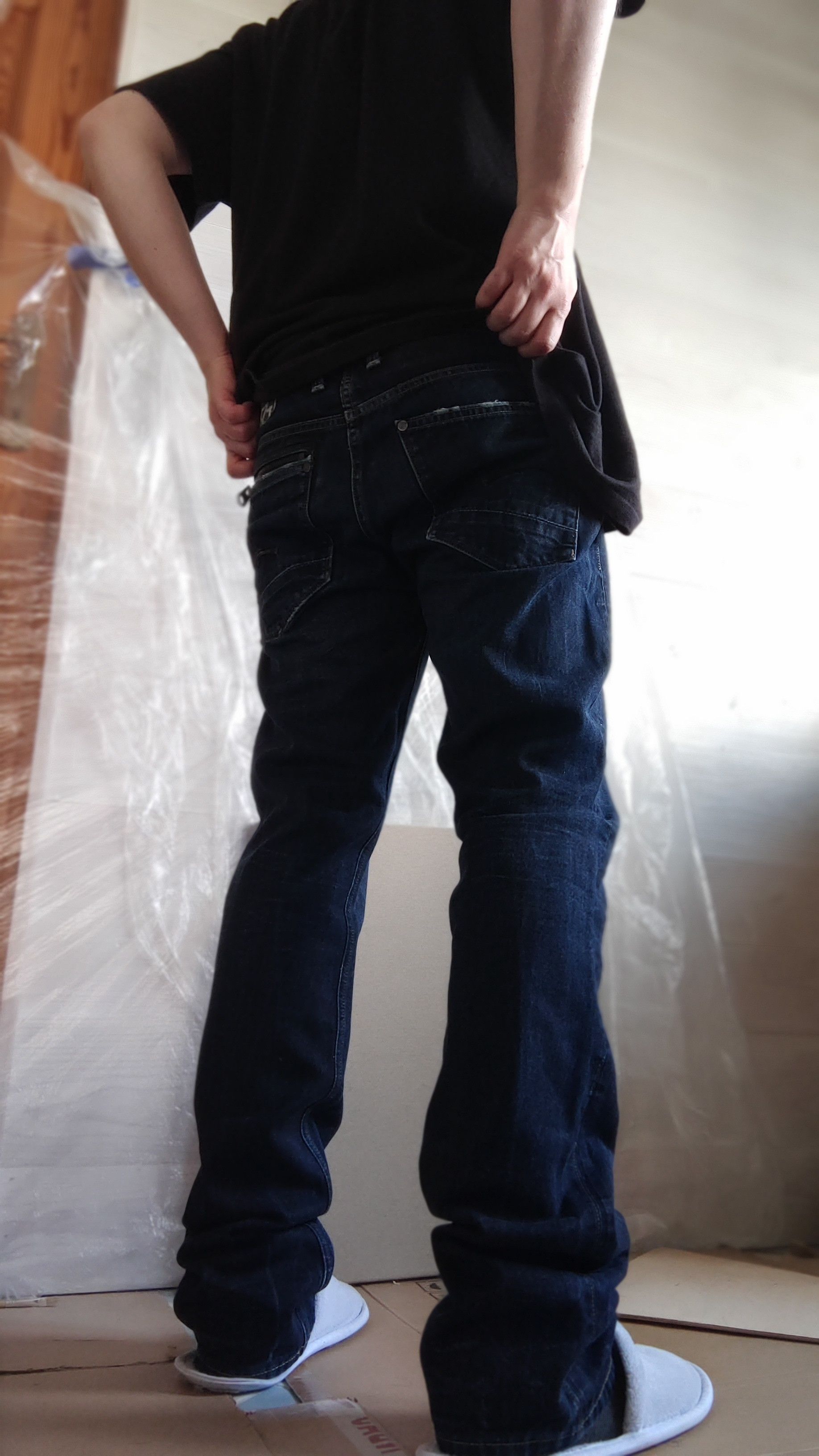 G-Star Skinny Baggy Stacked Pants Semi Flared Alt Neo Denim Goth 32 Size US 32 / EU 48 - 8 Thumbnail