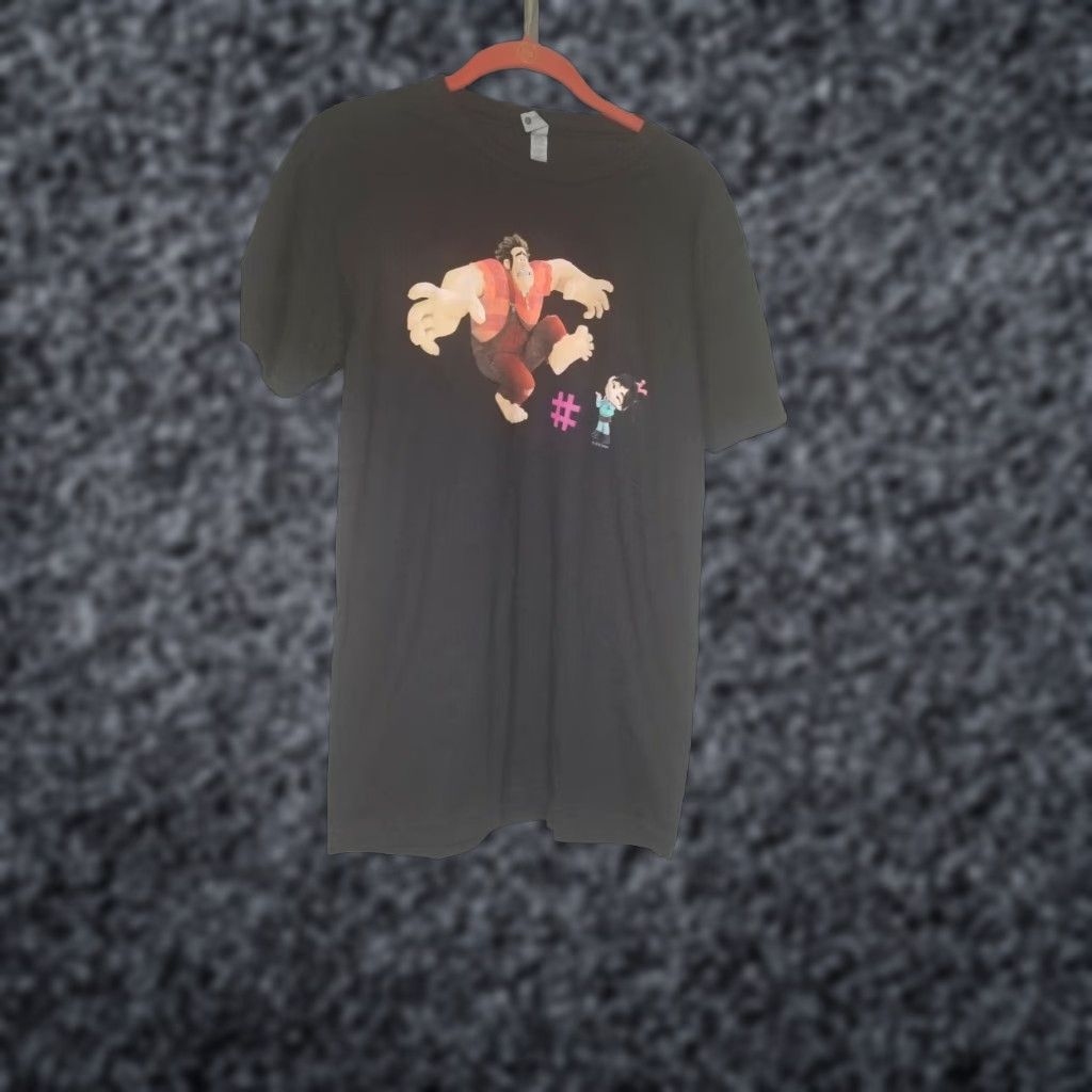 Next Level Next Level Mens Graphic Tee Wreck It Ralph 2 Ralph Breaks The Internet Black Small Size US S / EU 44-46 / 1 - 1 Thumbnail