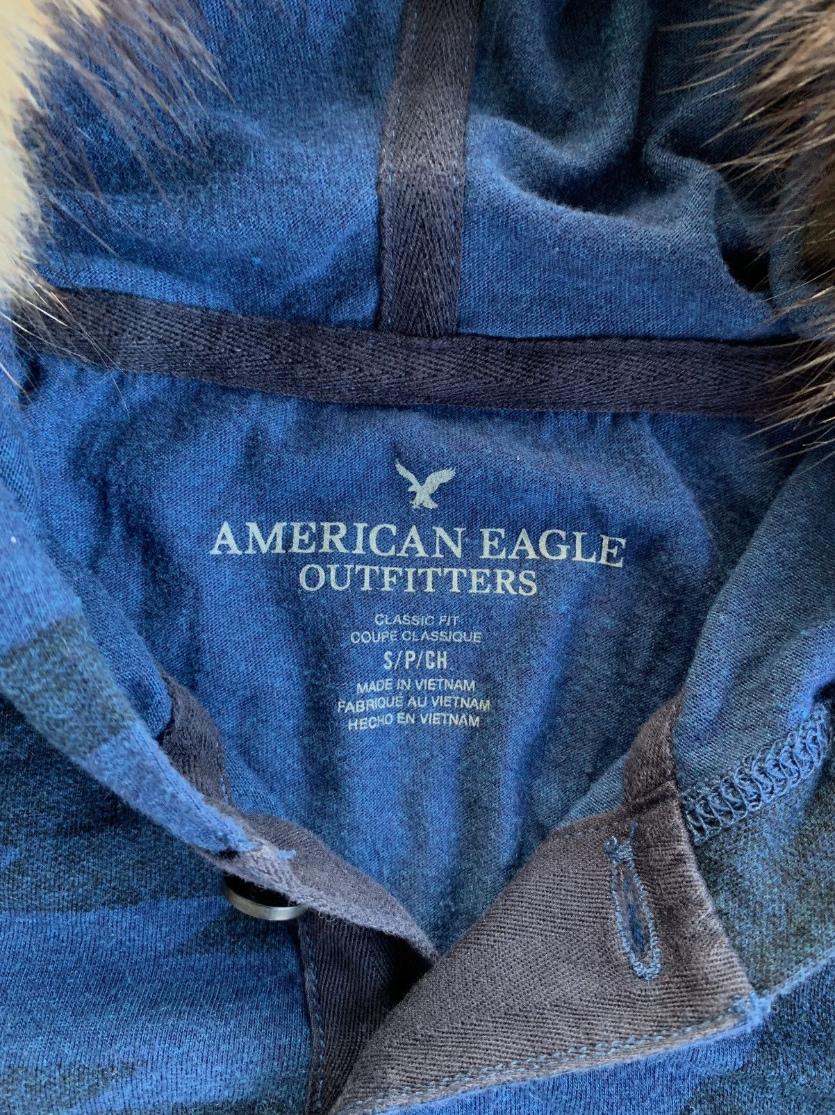 Japanese Brand American Eagle Fur Hoodie Ifsixwasnine lgb style Size US S / EU 44-46 / 1 - 5 Thumbnail