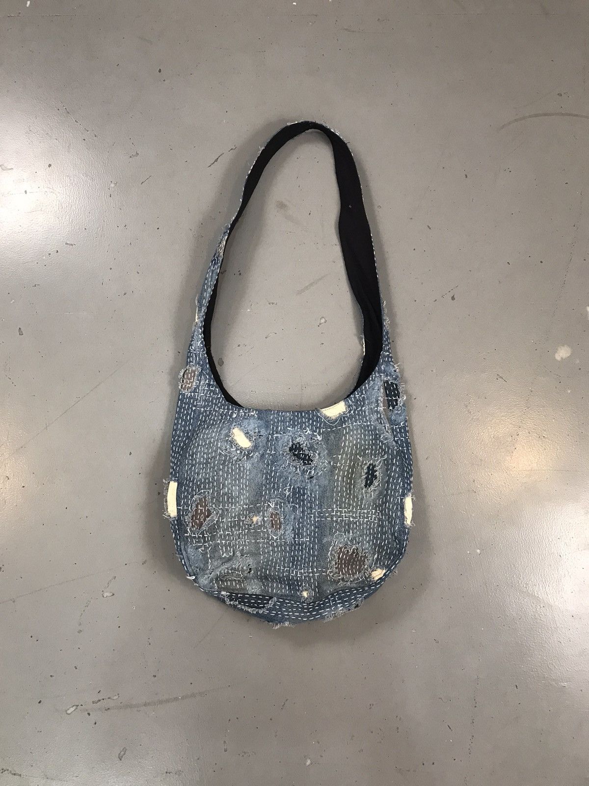 Upcycle boro style Tsuno bag