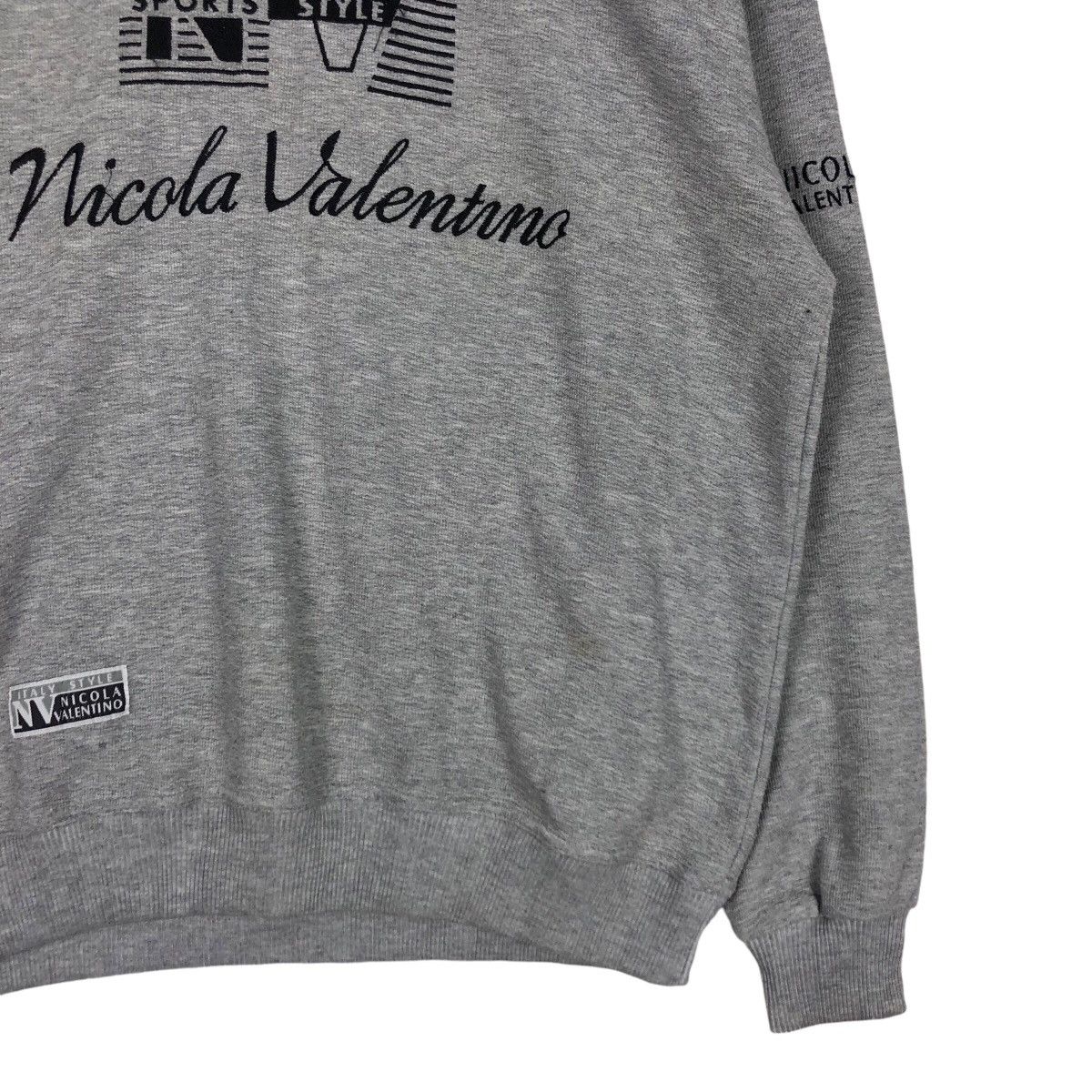 Vintage Vintage Nicola Valentino Spell Out Big Logo Sweatshirt Size US M / EU 48-50 / 2 - 4 Thumbnail