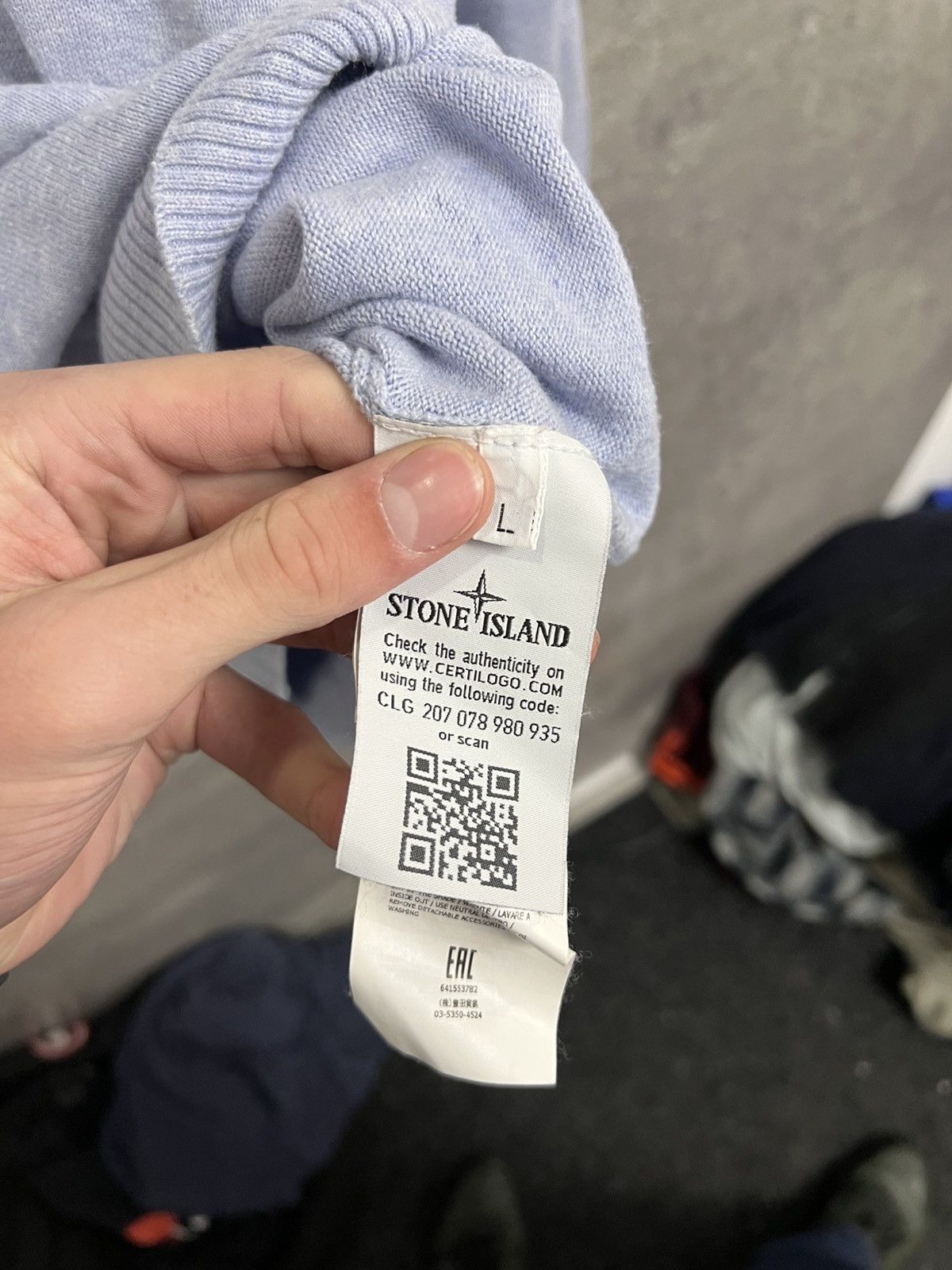 Stone Island Stone Island Sweater Size US L / EU 52-54 / 3 - 6 Thumbnail