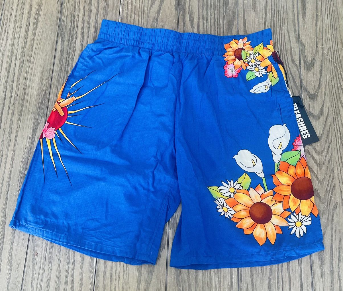 Designer × Pleasures ⚡️ PLEASURES Heart Shorts RARE!! Blue Size XL ⚡️ Size US 36 / EU 52 - 2 Thumbnail