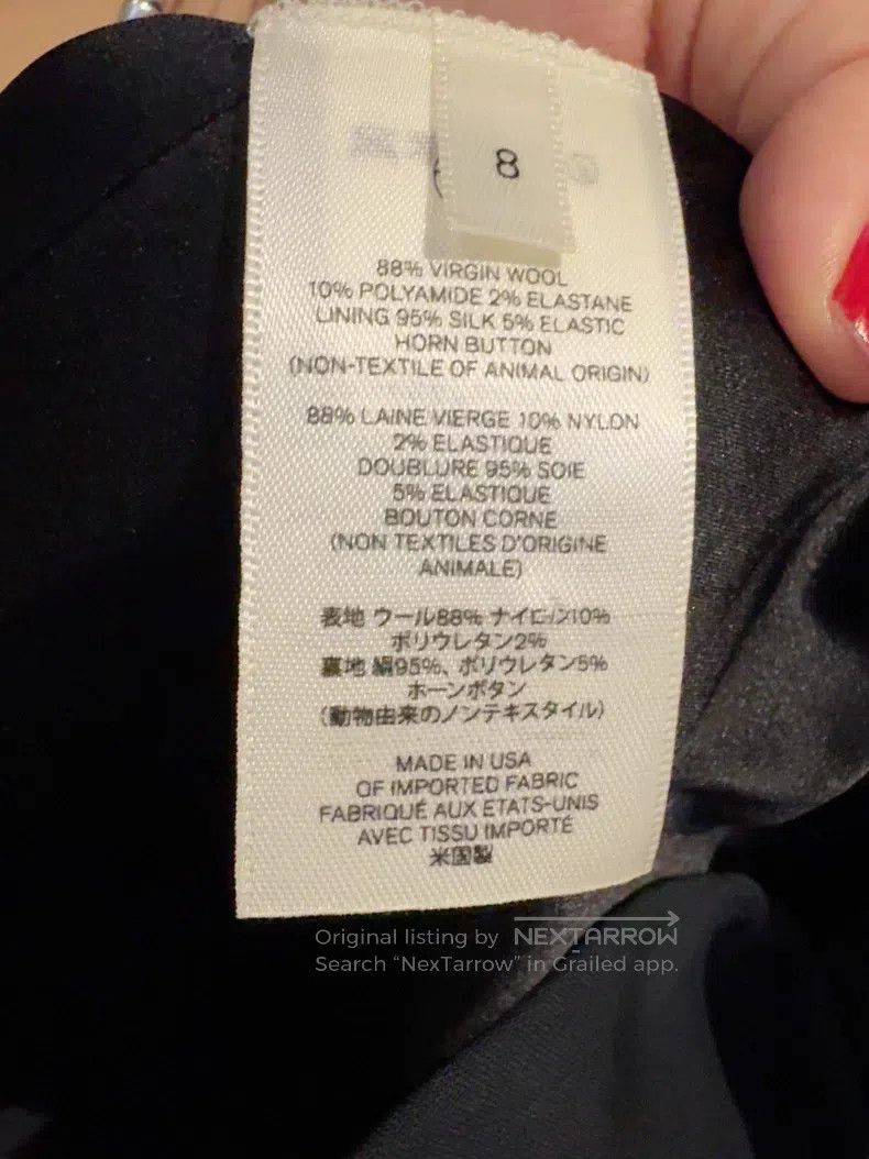 The Row The Row size 8 Black wool suit Size US M / EU 48-50 / 2 - 3 Thumbnail