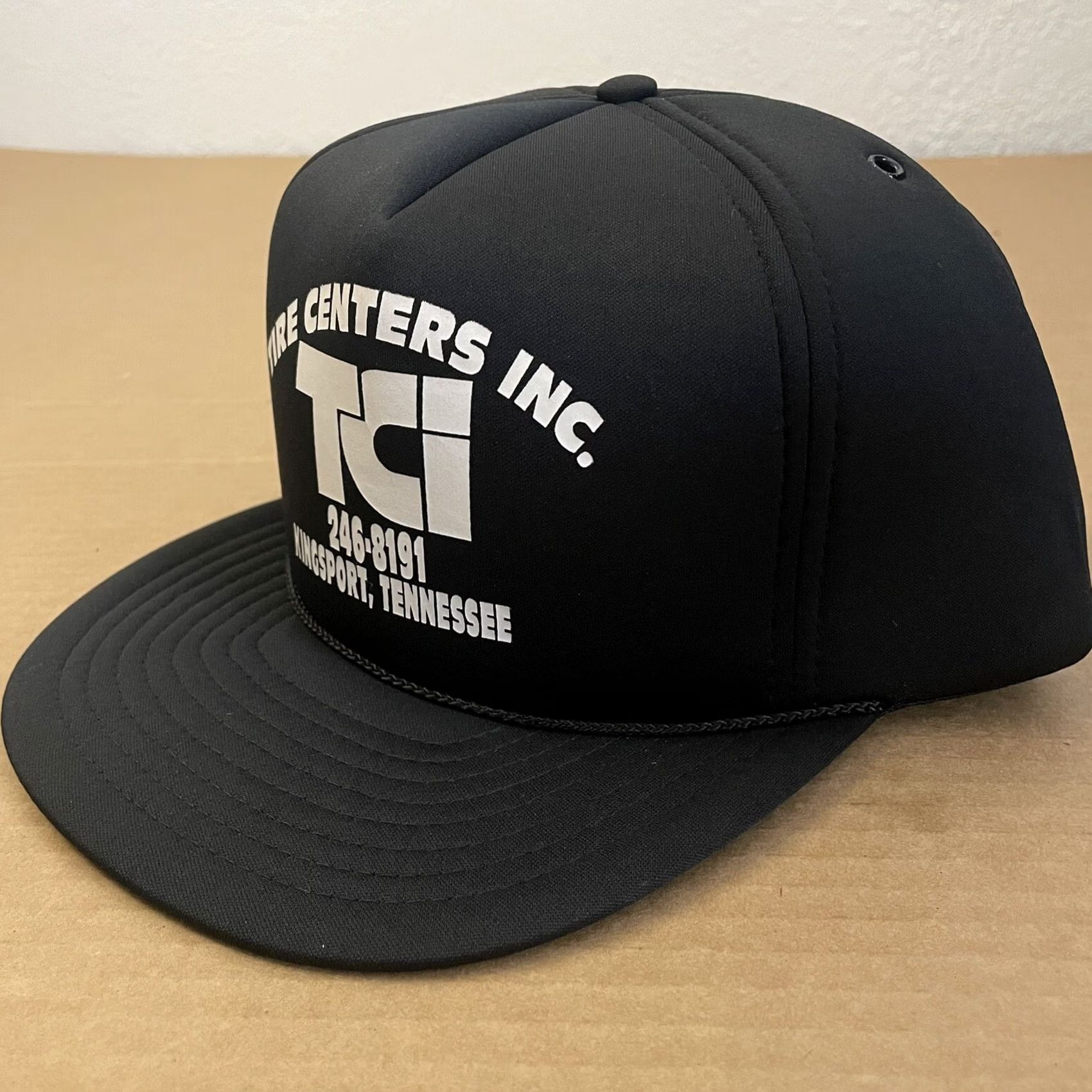 Vintage VINTAGE Tire Centers Inc Hat Cap Adult Black Snapback Adjustable Tennessee Mens Hat Size ONE SIZE - 4 Thumbnail