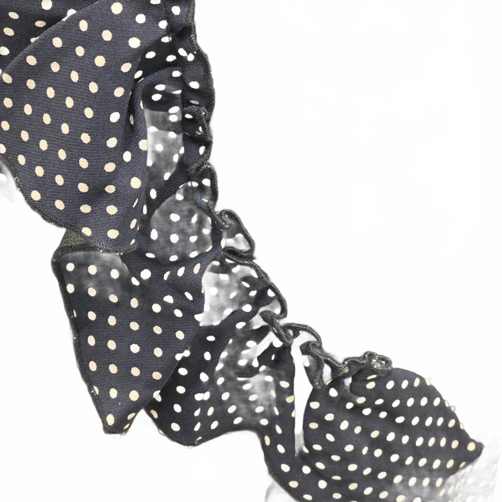 Rebecca Taylor Rebecca Taylor Silk Blue Polka Dot Ruffle Skirt NWT 10 $375 Size 32" / US 10 / IT 46 - 9 Thumbnail