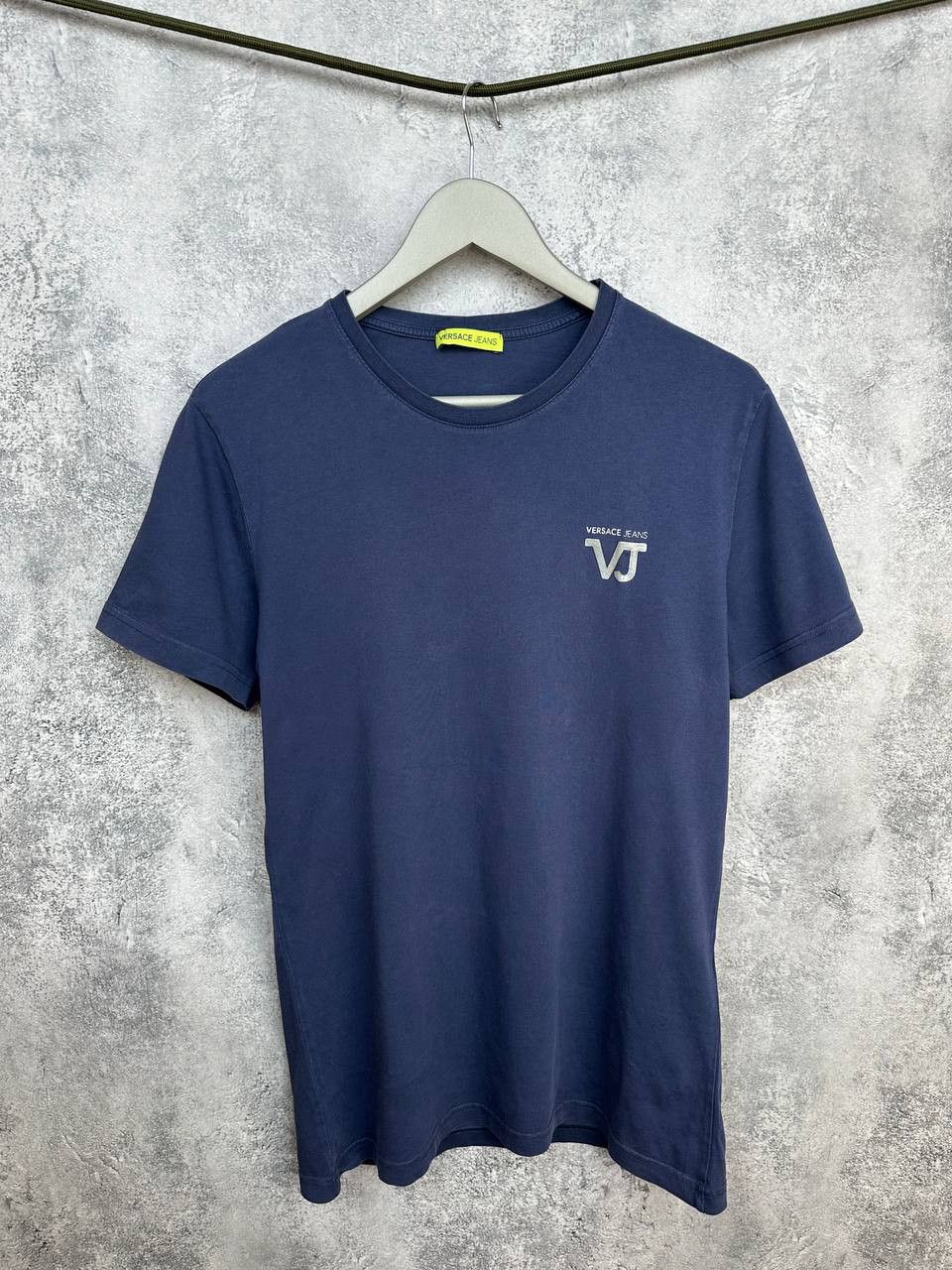 Versace Versace Jeans VJ Logo T-Shirt Blue Crew Neck Tee SS Size US M / EU 48-50 / 2 - 1 Thumbnail