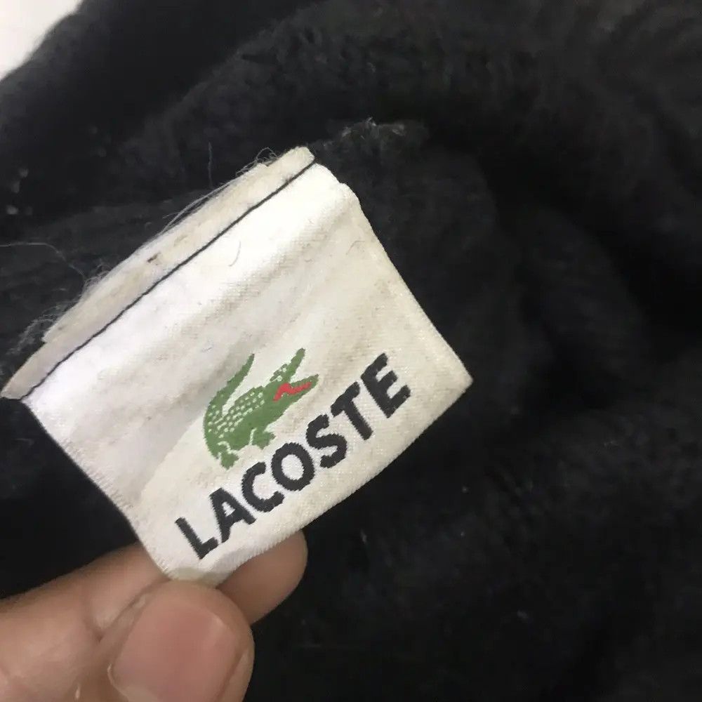Lacoste × Vintage Lacoste Small Logo Beanie Hat Size ONE SIZE - 5 Thumbnail