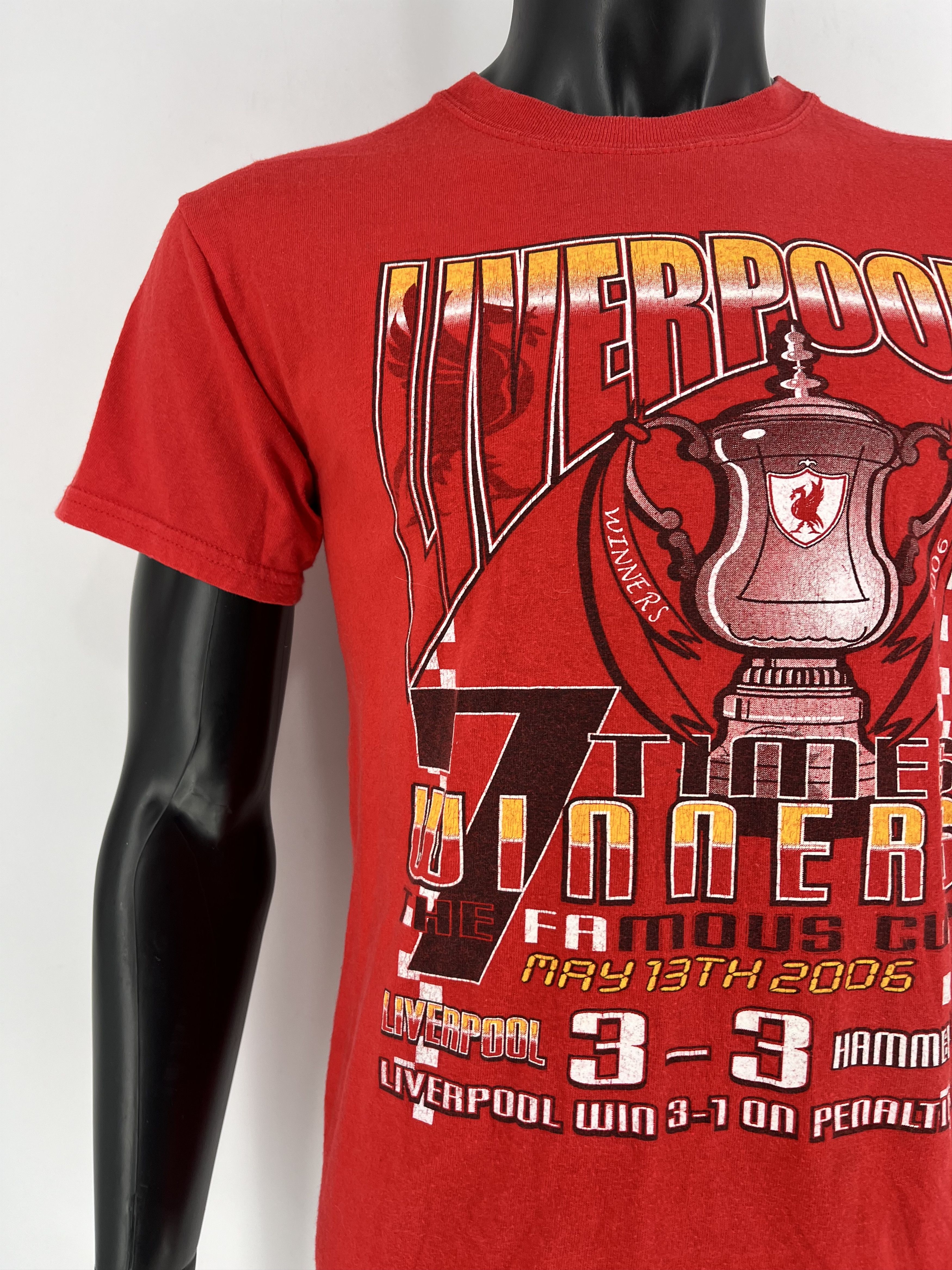 Other Vintage Football TShirt Champions League Liverpool Hammers Size US S / EU 44-46 / 1 - 6 Thumbnail