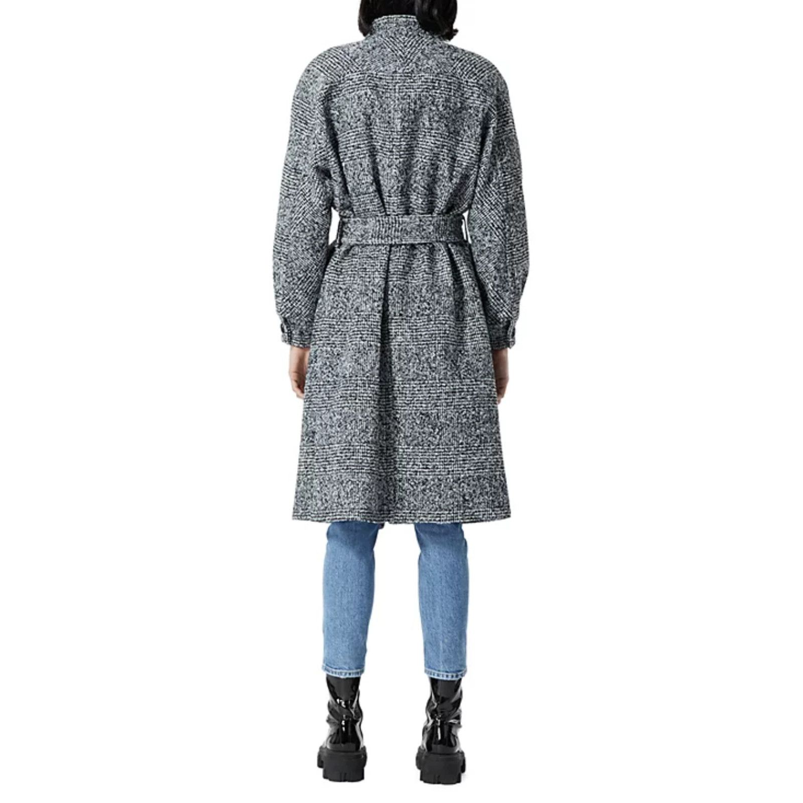 The Kooples The Kooples Belted Coat Black Size 38 FR/ 6US Size M / US 6-8 / IT 42-44 - 6 Thumbnail