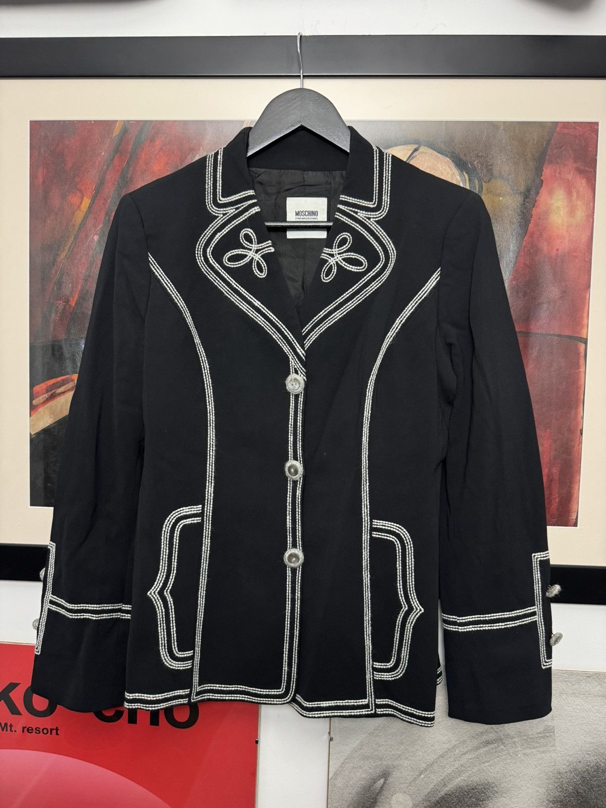 Moschino Vintage Moschino Cheap and Chic Blazer Jacket Black Western Size M / US 6-8 / IT 42-44 - 1 Thumbnail