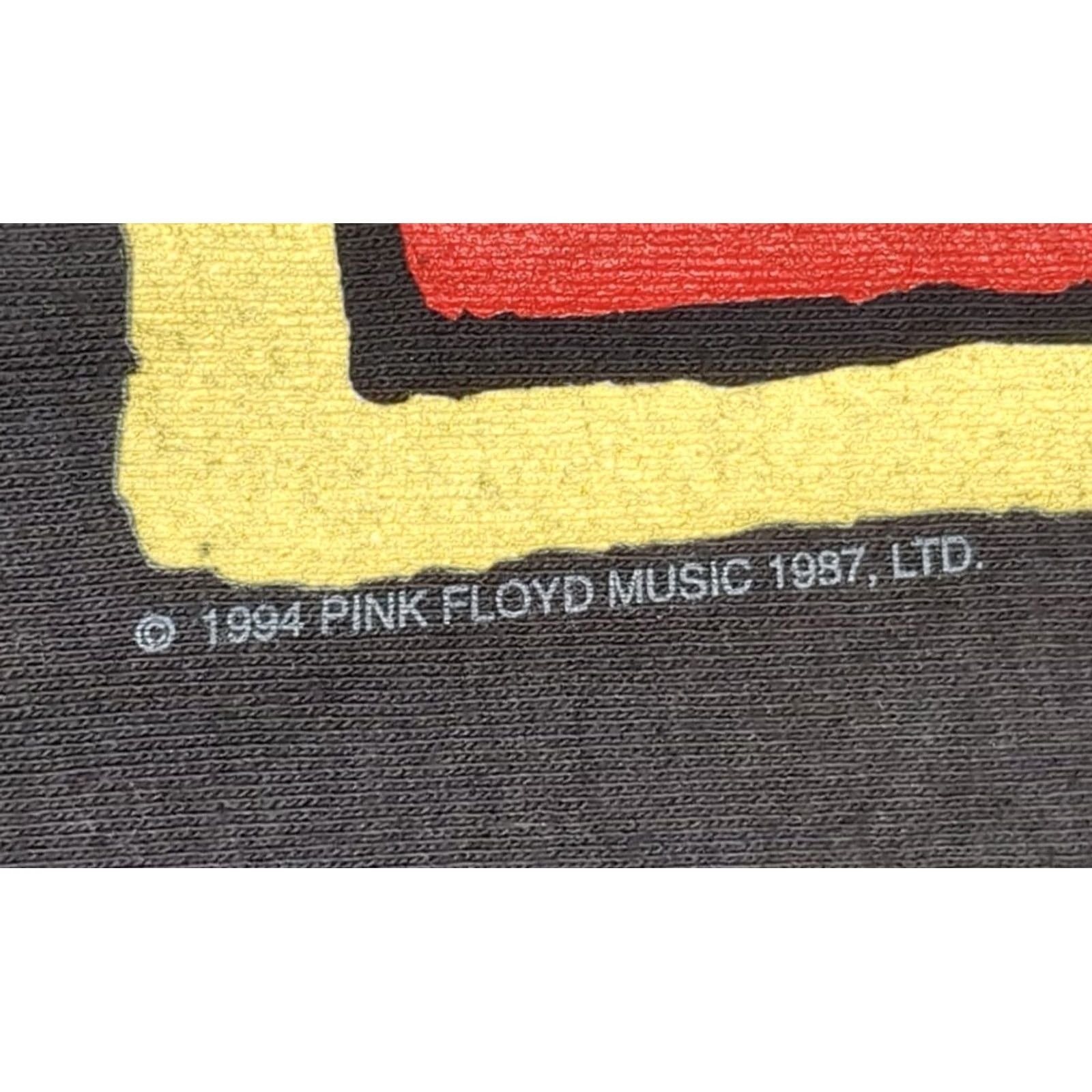 Vintage VINTAGE Pink Floyd 1994 World Tour T Shirt Brockum Band Made in USA Division Bell NWD LG Black Mens Size US L / EU 52-54 / 3 - 4 Thumbnail