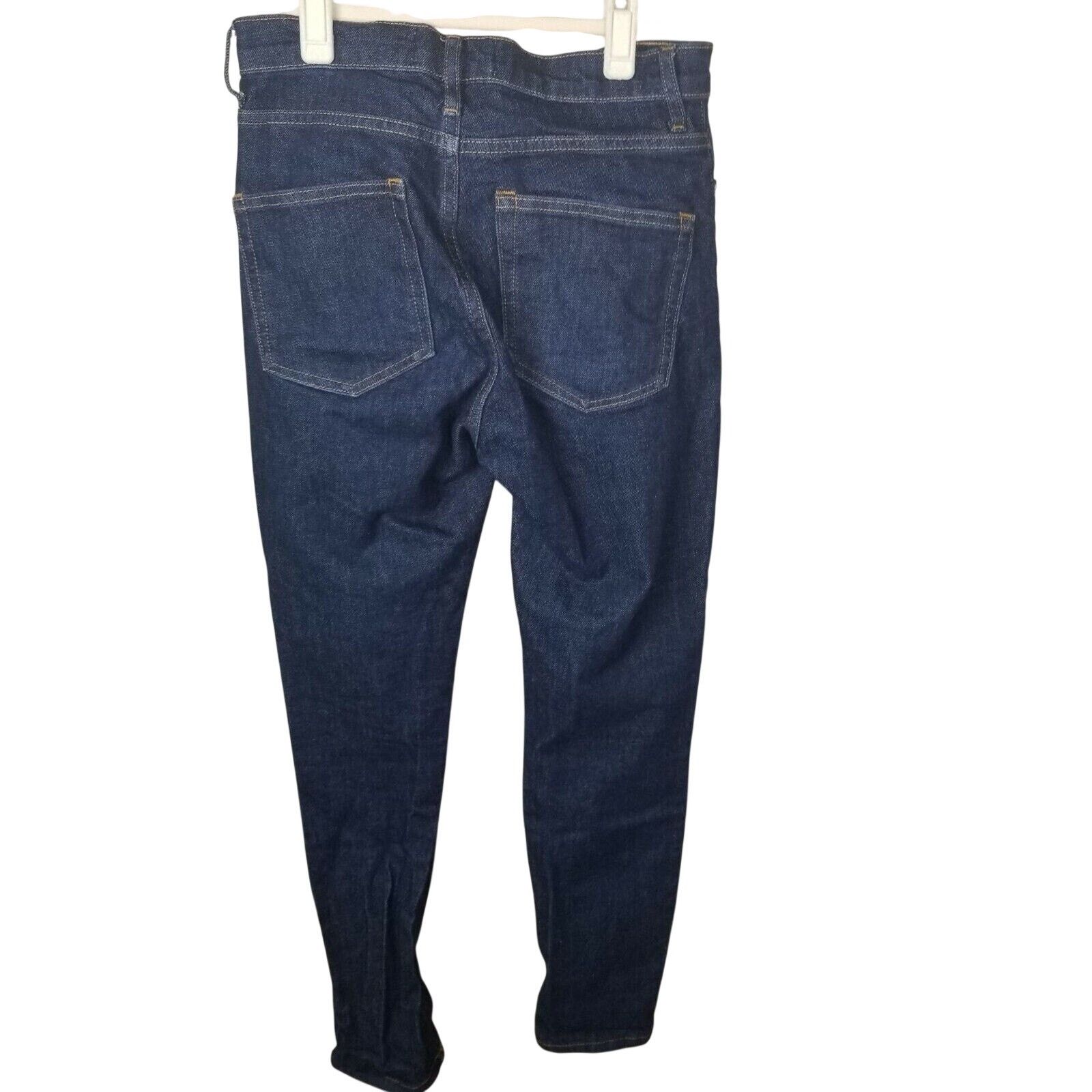 Everlane Everlane Womens Mid Rise Ankle Jeans Sz 27 Dark Wash Skinny Size 28" / US 6 / IT 42 - 5 Thumbnail