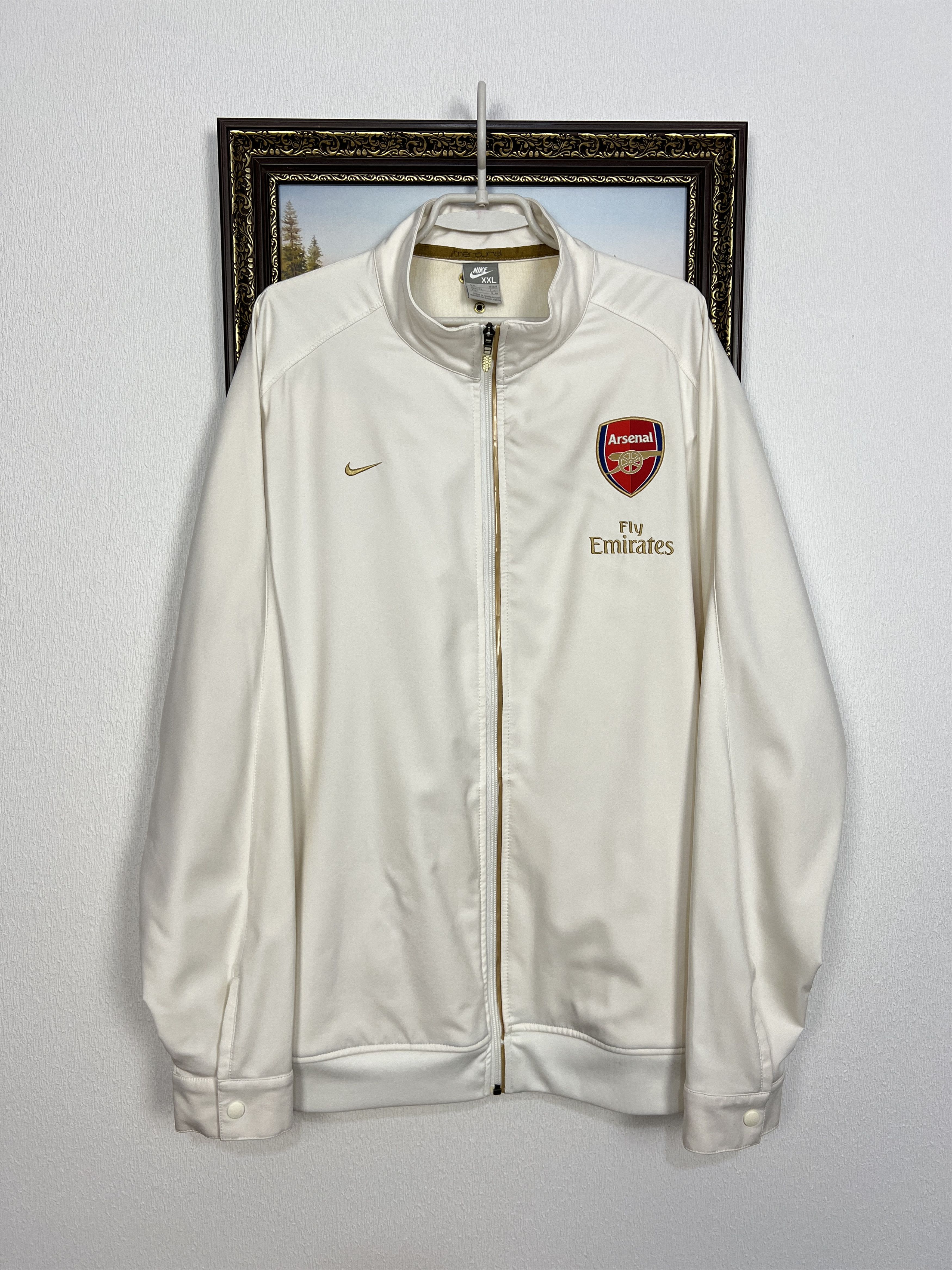 Nike Vintage Arsenal Football Jacket Soccer Track Top Gunners Size US XXL / EU 58 / 5 - 1 Thumbnail