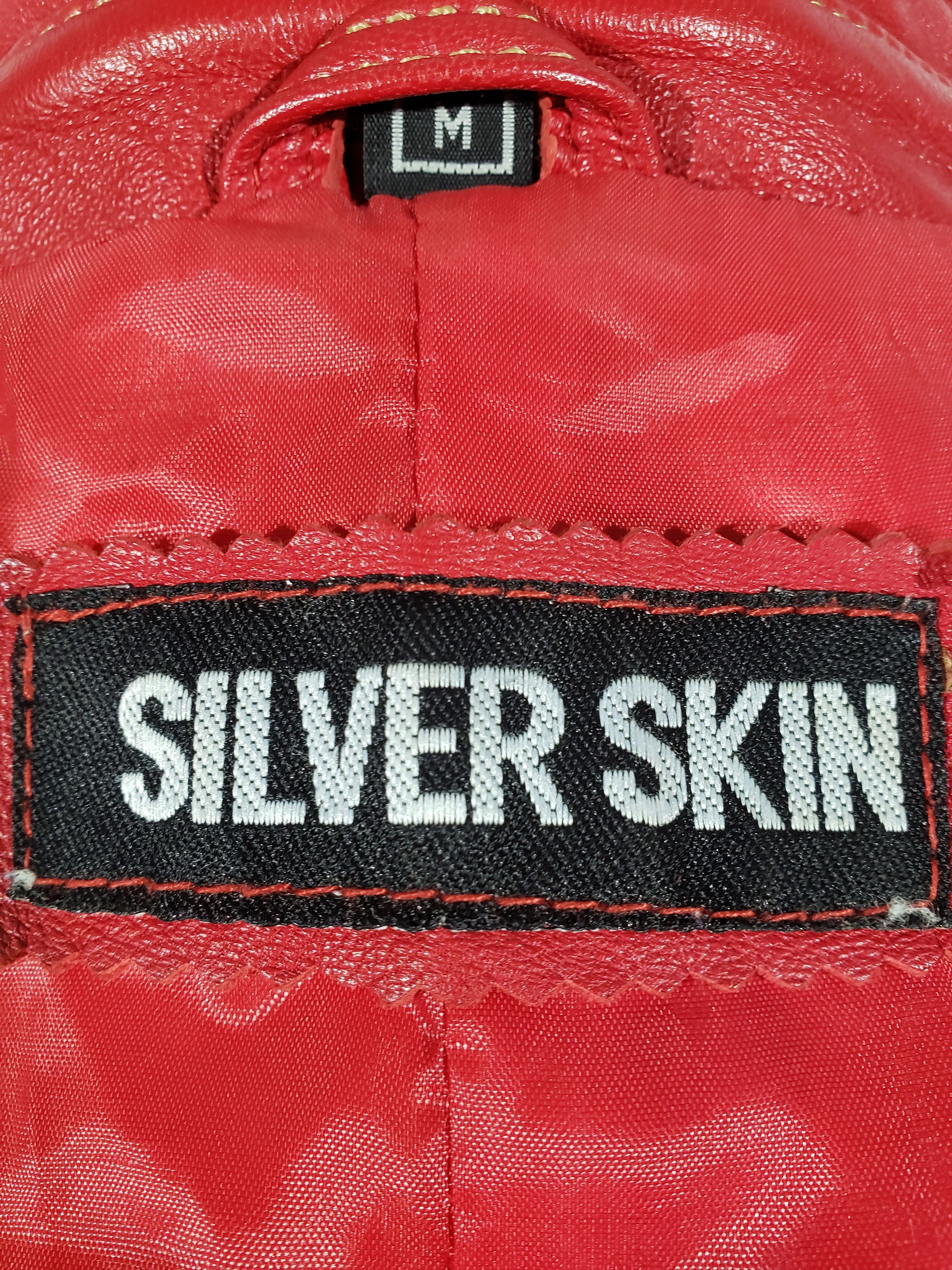 Other Stylish red leather women's jacket. Size M / US 6-8 / IT 42-44 - 11 Thumbnail
