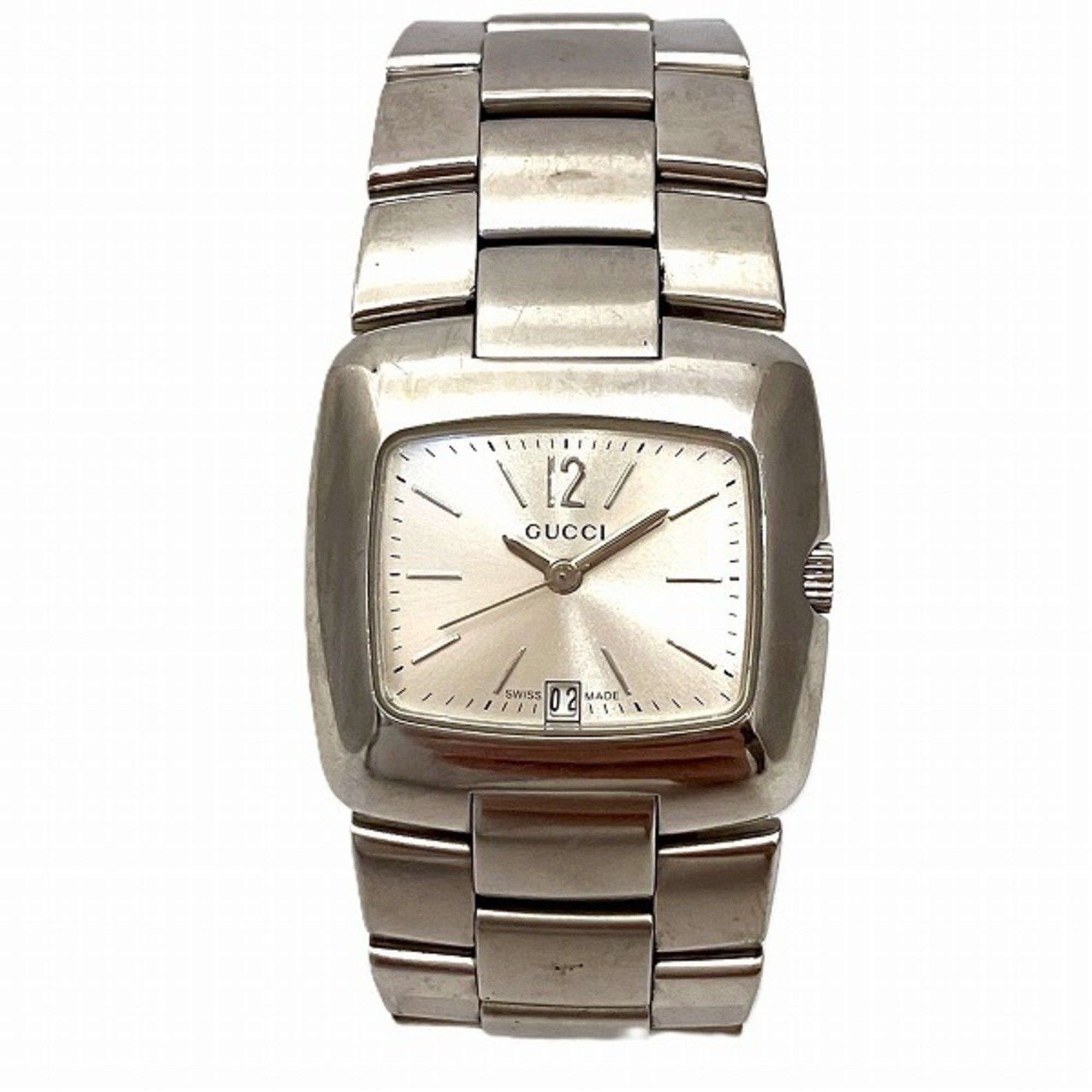 Gucci 8500L Quartz Date Watch Women's in Silver