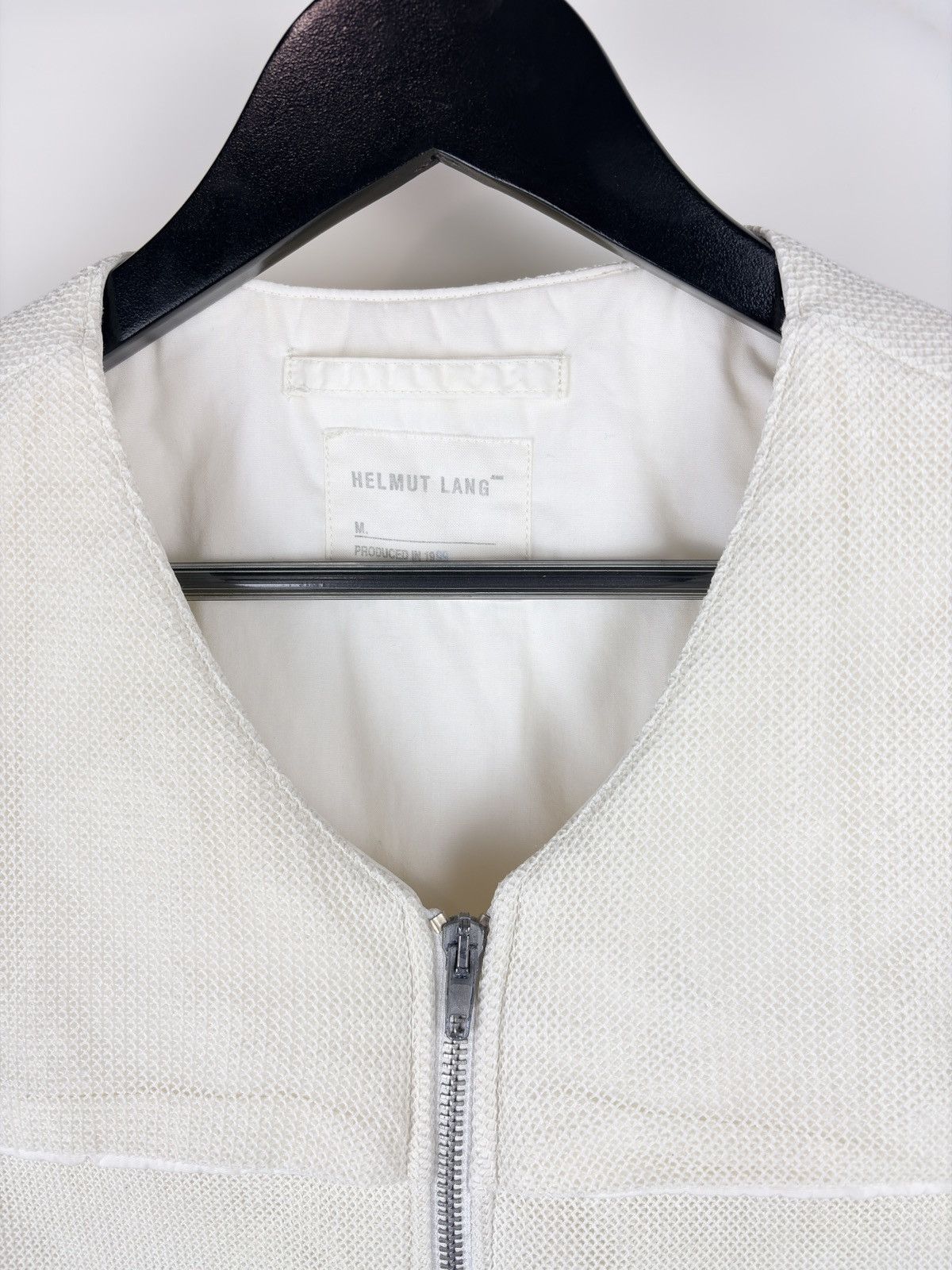 Helmut Lang SS99 Helmut Lang Mesh Net Padded Zip Cargo Pocket Vest Size US M / EU 48-50 / 2 - 6 Thumbnail