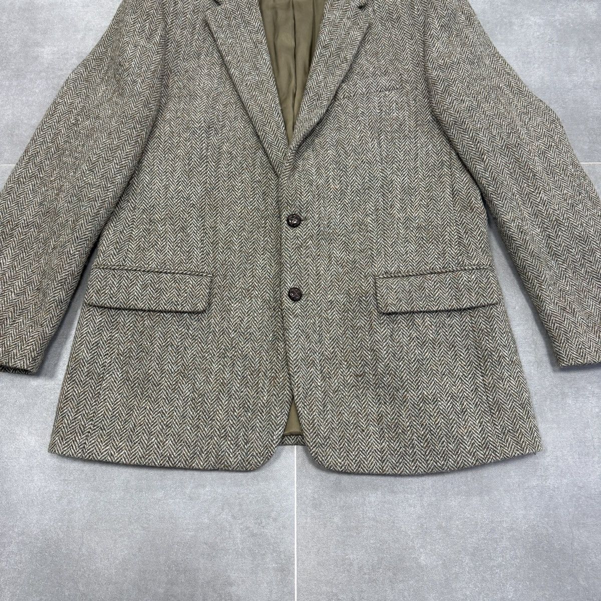 Harris Tweed Harris Tweed Wool Blazer Size fit chest 107 cm 42" Regular Size 42R - 4 Thumbnail