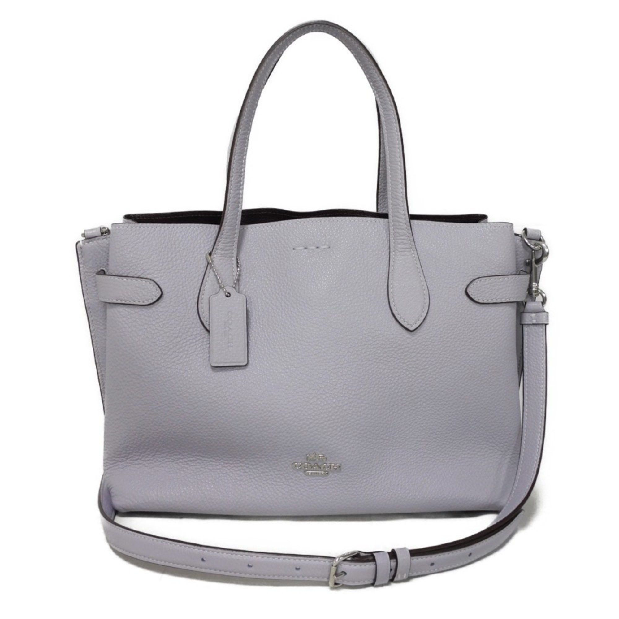 Coach Handbag Hanna Carryall Pastel Shoulder Bag Crossbody Metal Lavender Ch195 Women's in Purple
