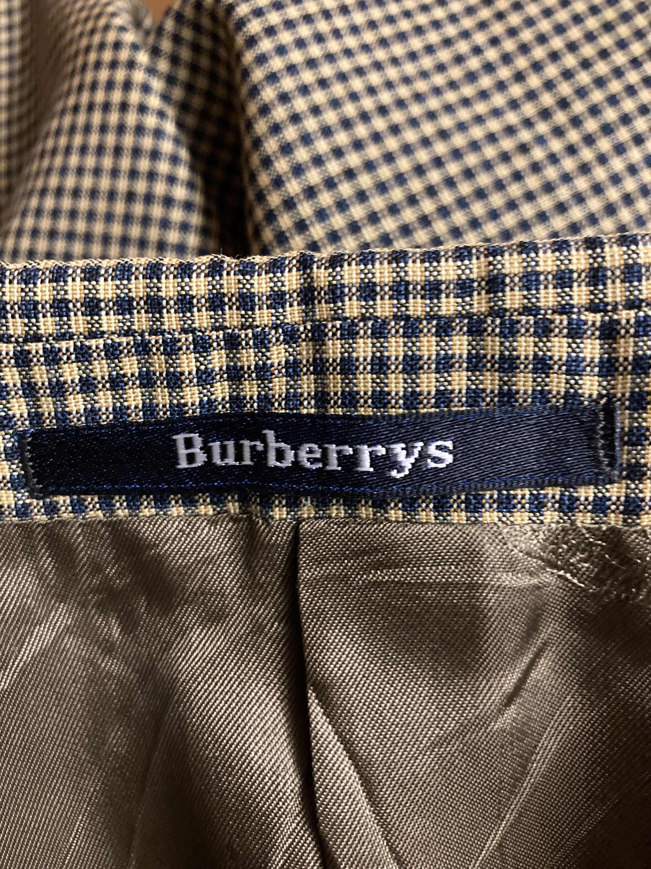 Burberry × Burberry Prorsum × Vintage Vintage Burberry Prorsum Checked Classic Blazer Size US XL / EU 56 / 4 - 3 Thumbnail