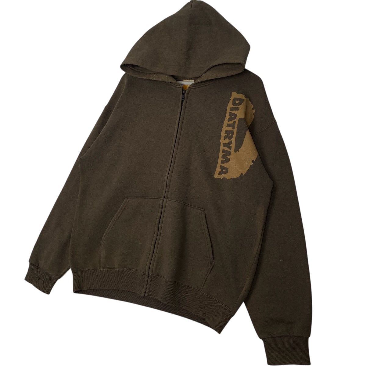 Vintage Vintage Diatryma Hoodie Sweater Big Logo Printed Brown Size US L / EU 52-54 / 3 - 2 Thumbnail