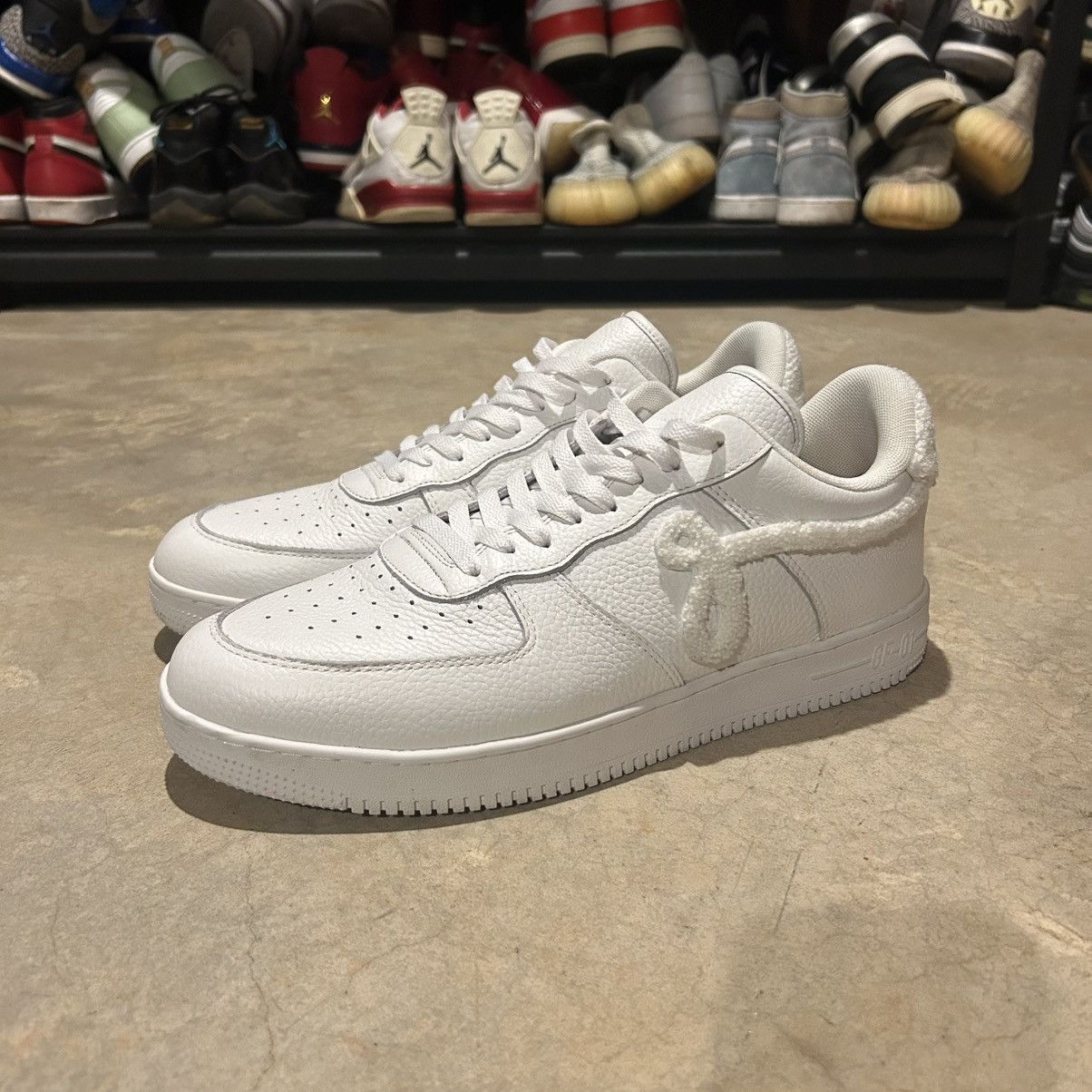 John Geiger John Geiger GF-01 White Chenille Sneakers US 13 Size US 13 / EU 46 - 2 Thumbnail