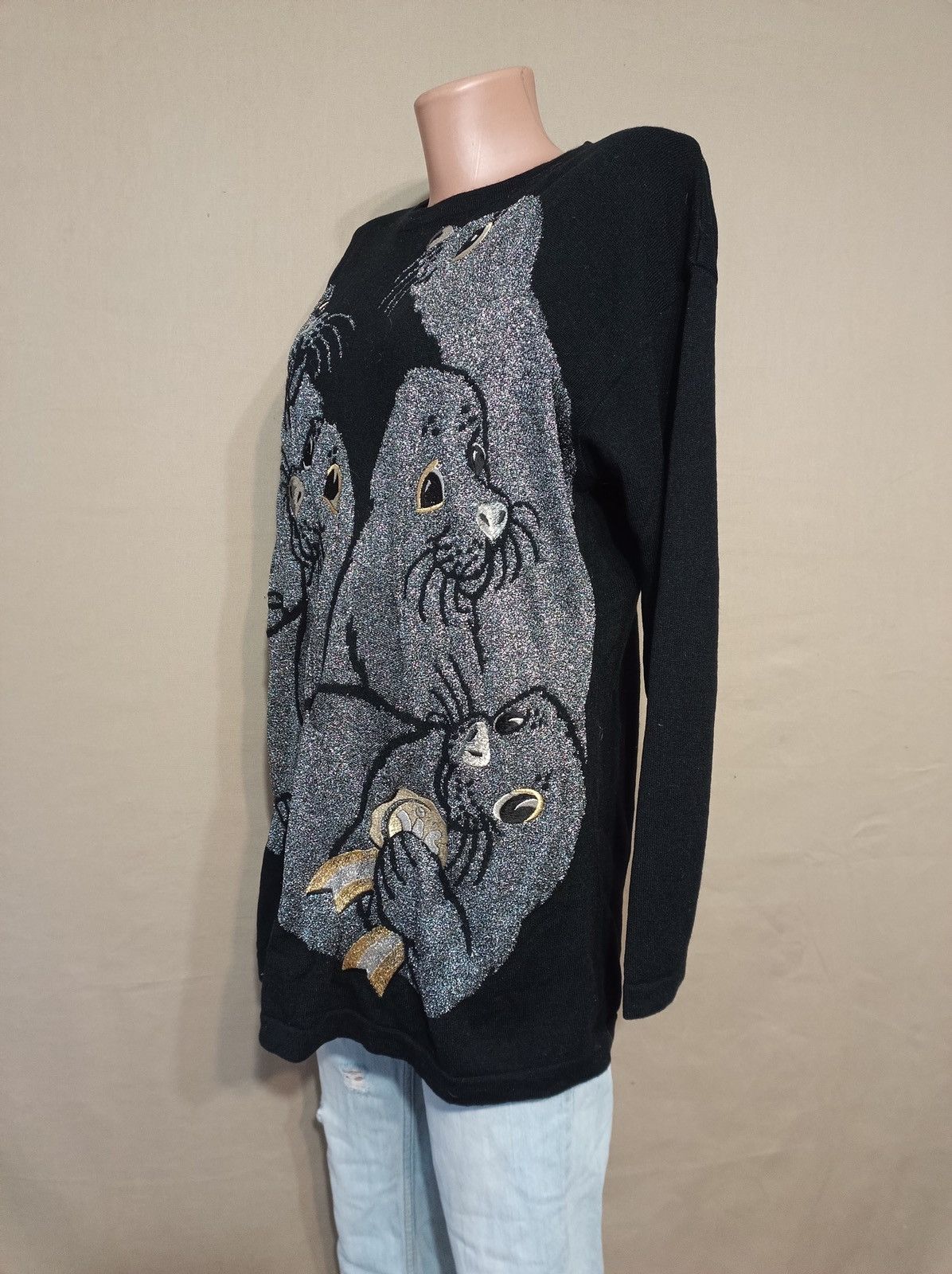 Iceberg ICEBERG Vintage 1991 Gilmar Rare Seals Pullover Sweater IT42 Size M / US 6-8 / IT 42-44 - 3 Thumbnail