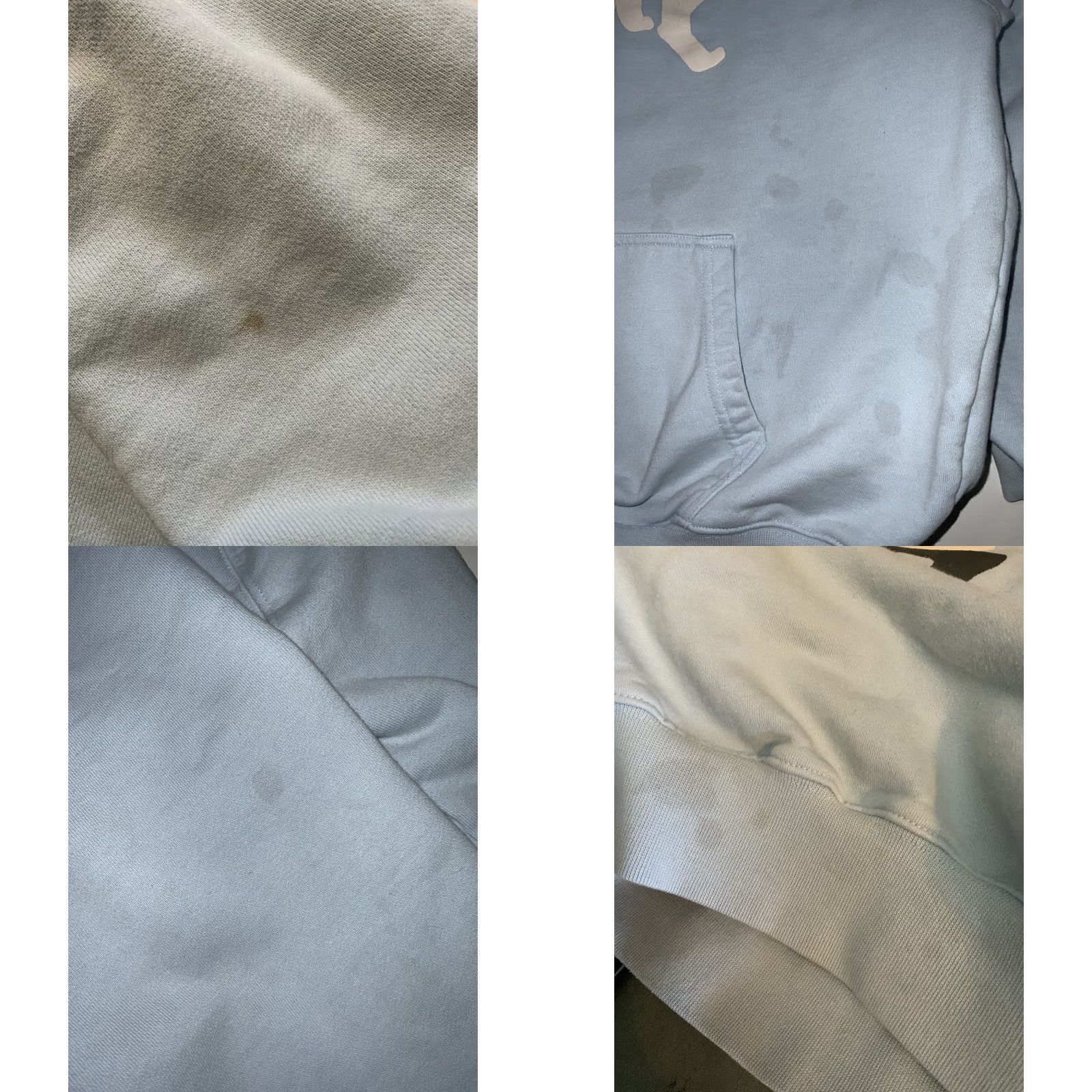 Vintage VINTAGE Vague Studios Hoodie Pullover Unisex Adults XL Light Blue Heavyweight 777 Angel Graphic Crewneck? Size US XL / EU 56 / 4 - 9 Thumbnail