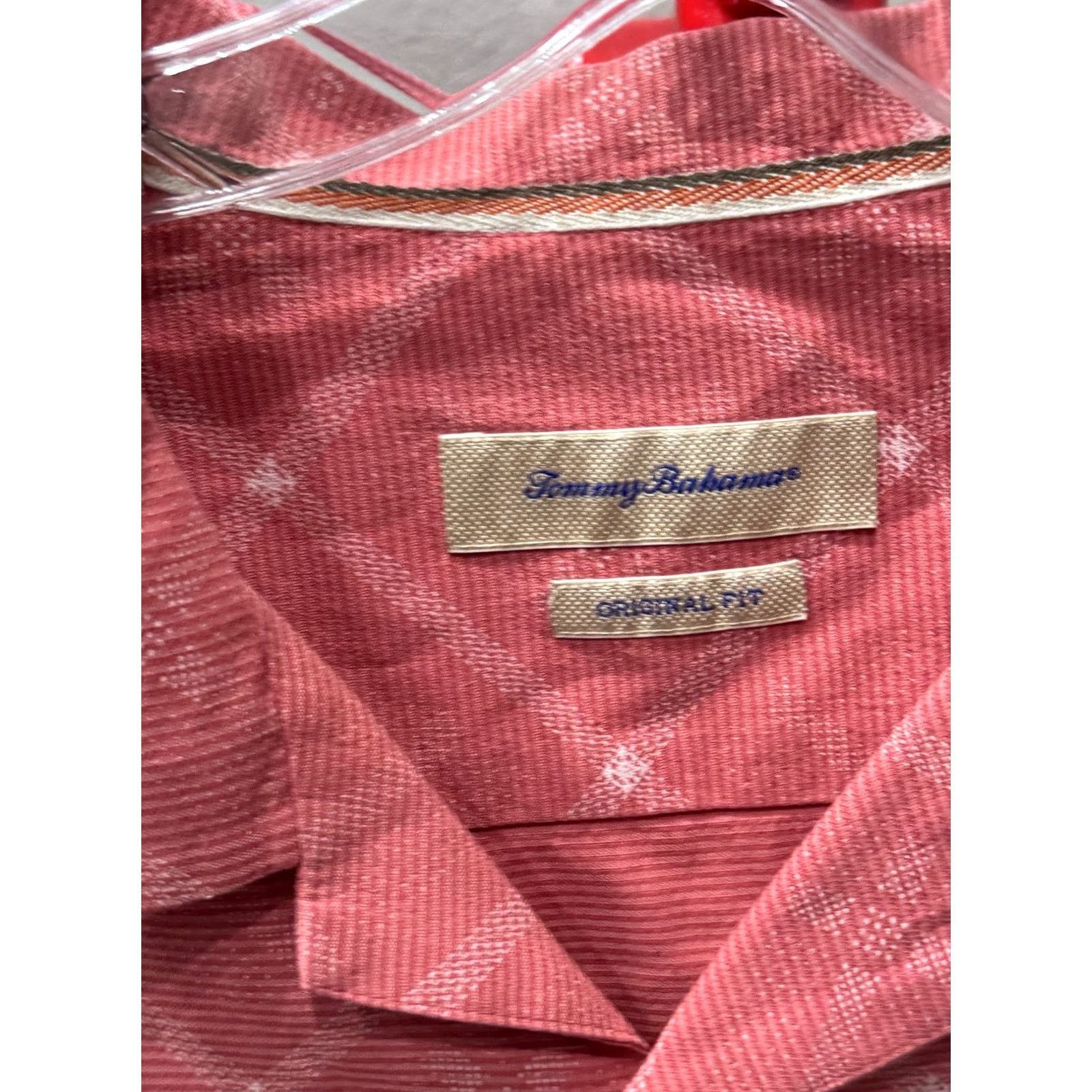 Tommy Bahama Tommy Bahama Shirt 2XL Silk Button Up Mauve Geometric Geometric Silk Button Up Shirt Mens XXL Multicolor 90s Size US XXL / EU 58 / 5 - 6 Thumbnail