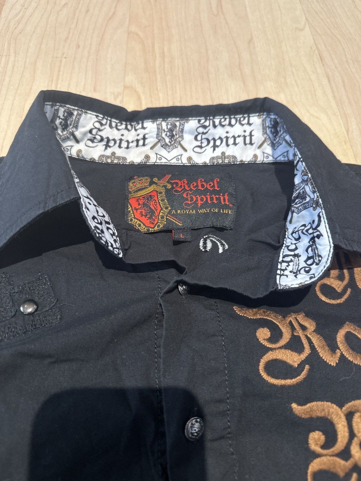 Affliction × JNCO × Tapout Y2k affliction Jnco Tapout grunge aop long sleeve Size US L / EU 52-54 / 3 - 2 Thumbnail