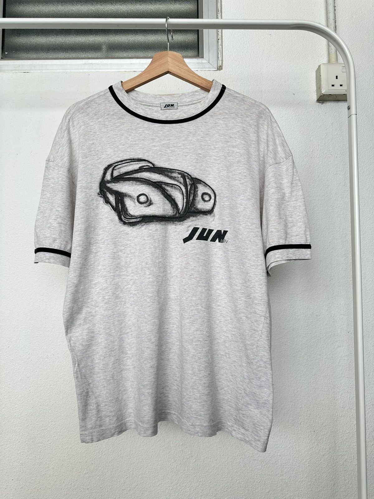JUN MEN VTG 80's Jun Men trompe loeil tee Size US L / EU 52-54 / 3 - 6 Thumbnail