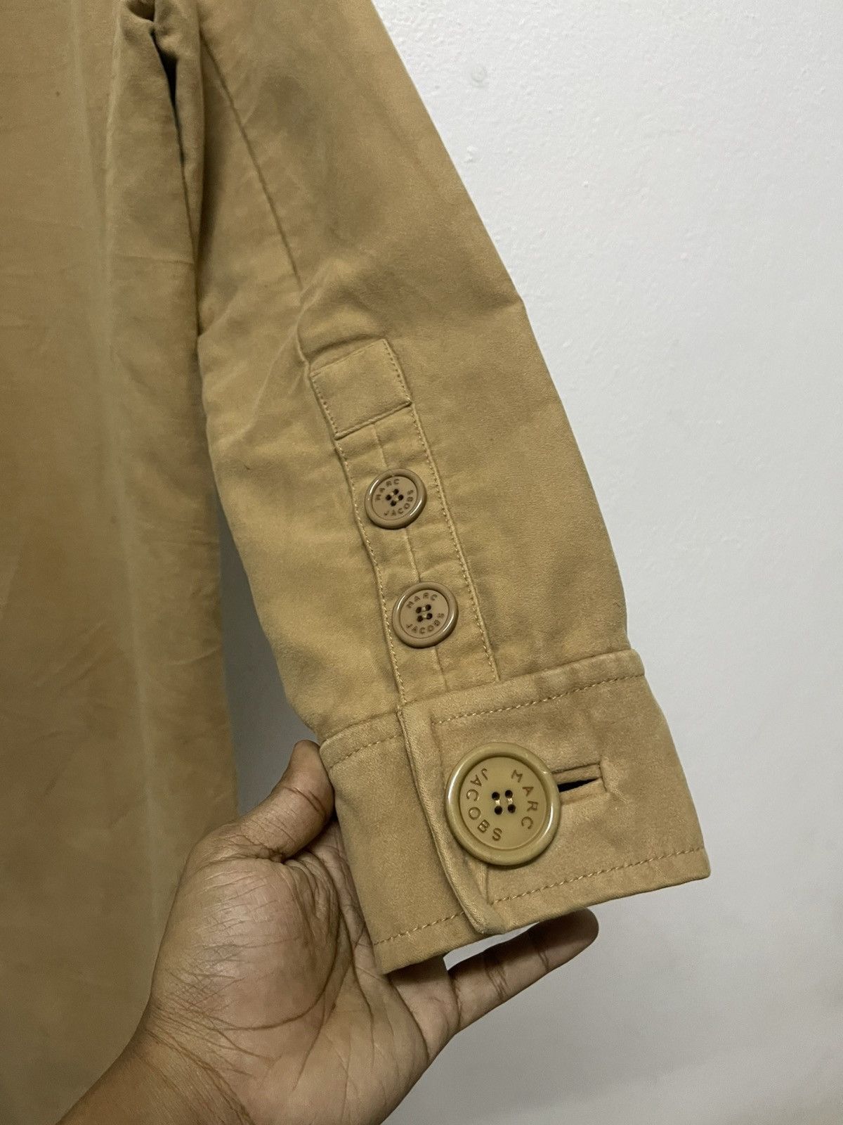 Marc Jacobs 2000s MARC JACOBS BUTTON CLOSURE TRENCH COAT Size M / US 6-8 / IT 42-44 - 13 Thumbnail