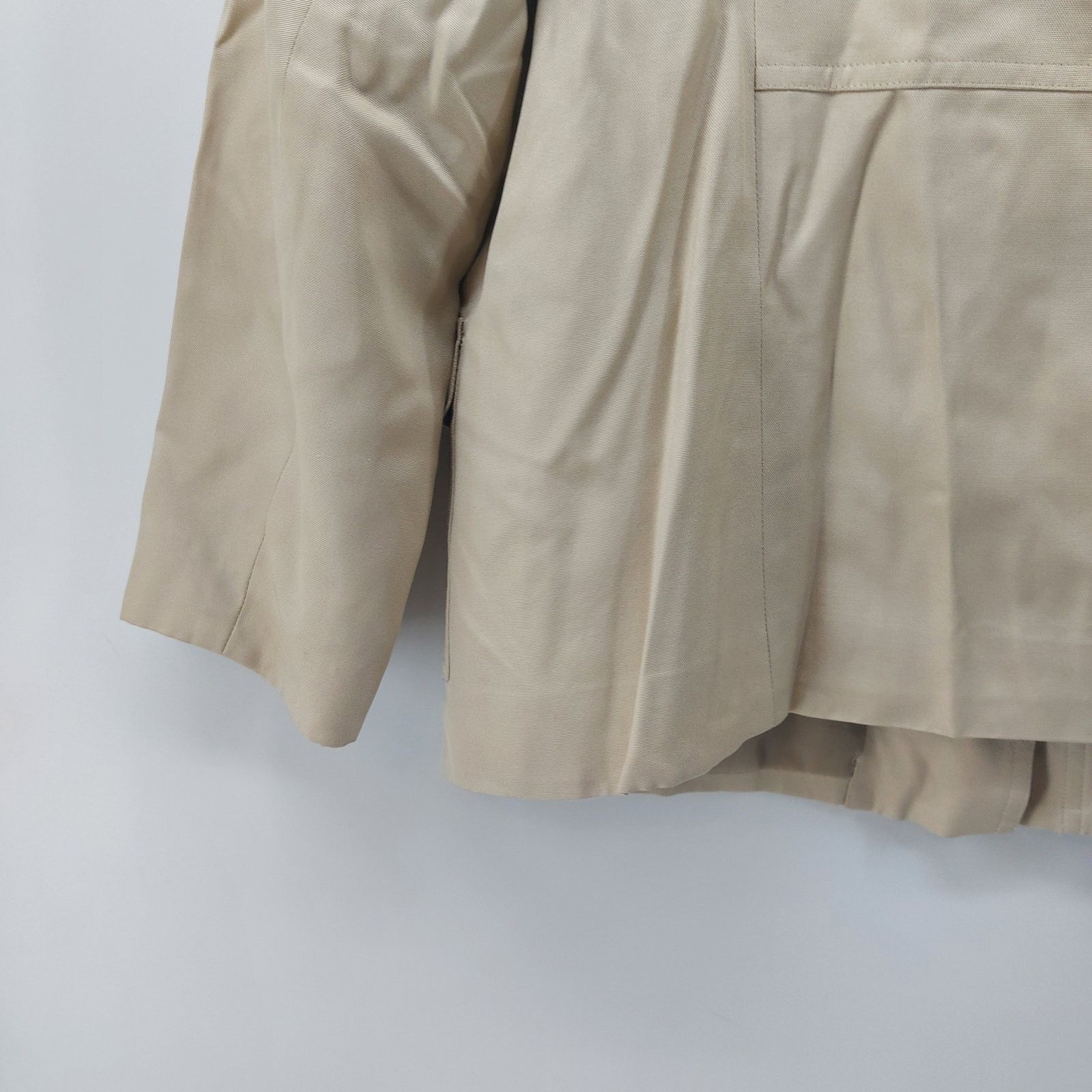 Other Talbots Petites Beige Pure 100% Silk Jacket Career M? Size M / US 6-8 / IT 42-44 - 13 Thumbnail