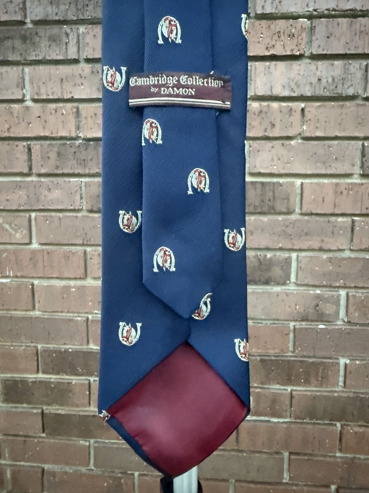 Cambridge Satchel Company VTG Cambridge Collection By Damon Mens Neck Tie Equestrian Size ONE SIZE - 4 Thumbnail