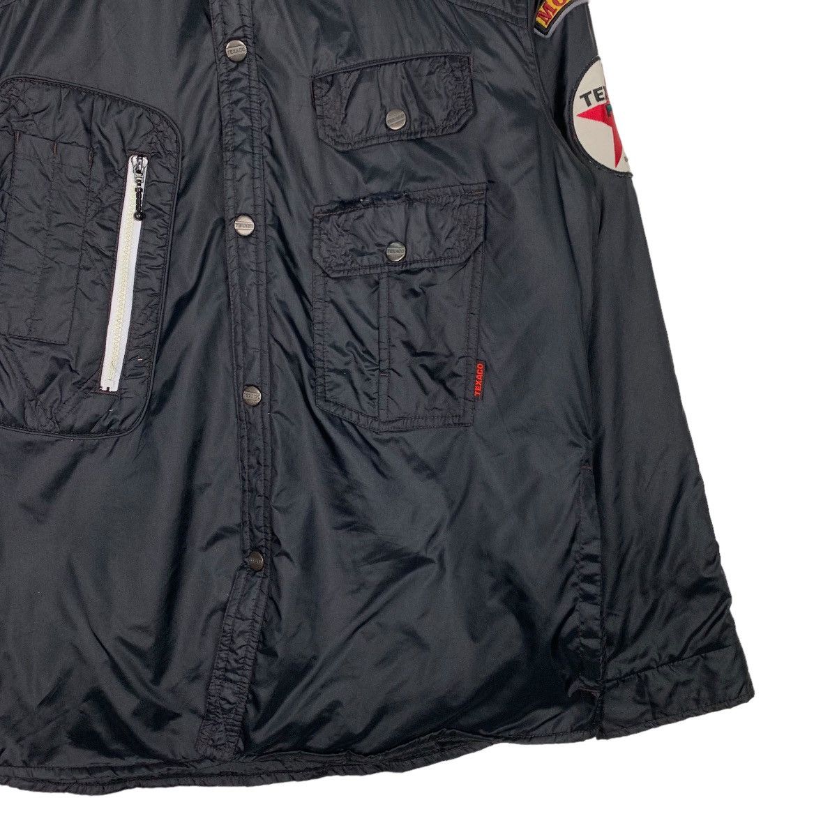 Japanese Brand TEXACO Motorcycle Multipocket Button Jacket #0963-C43 Size US L / EU 52-54 / 3 - 4 Thumbnail